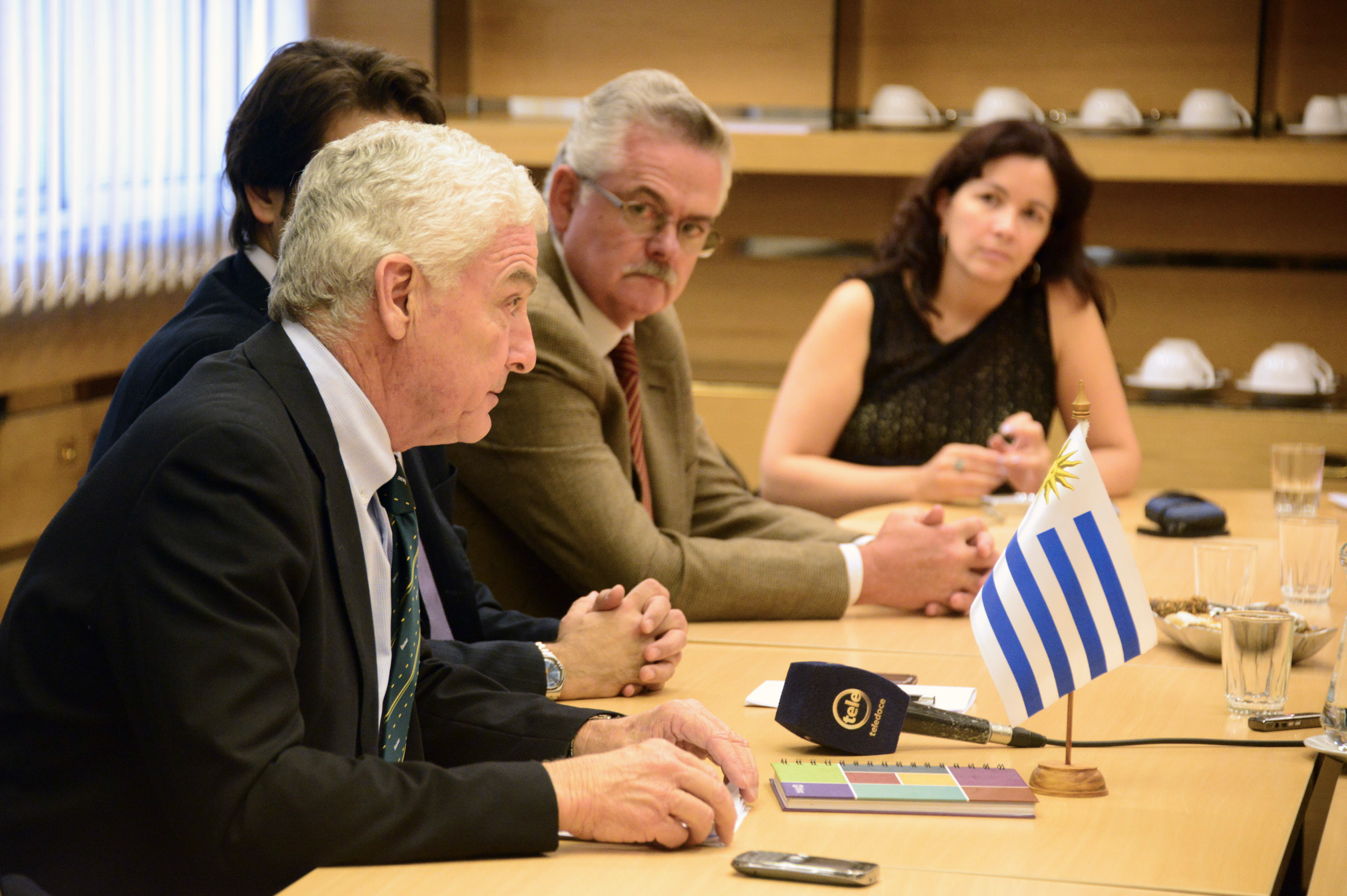 Presidente de INAC, Federico Stanham, en su presentación con la prensa