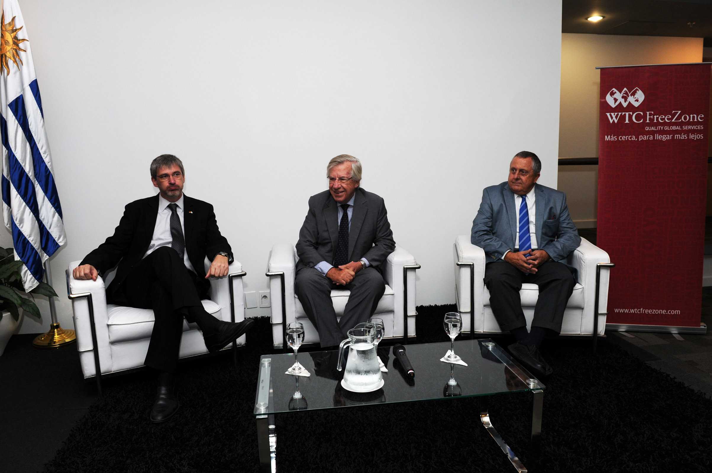 Paul Riezler, Danilo Astori y Carlos Lecueder