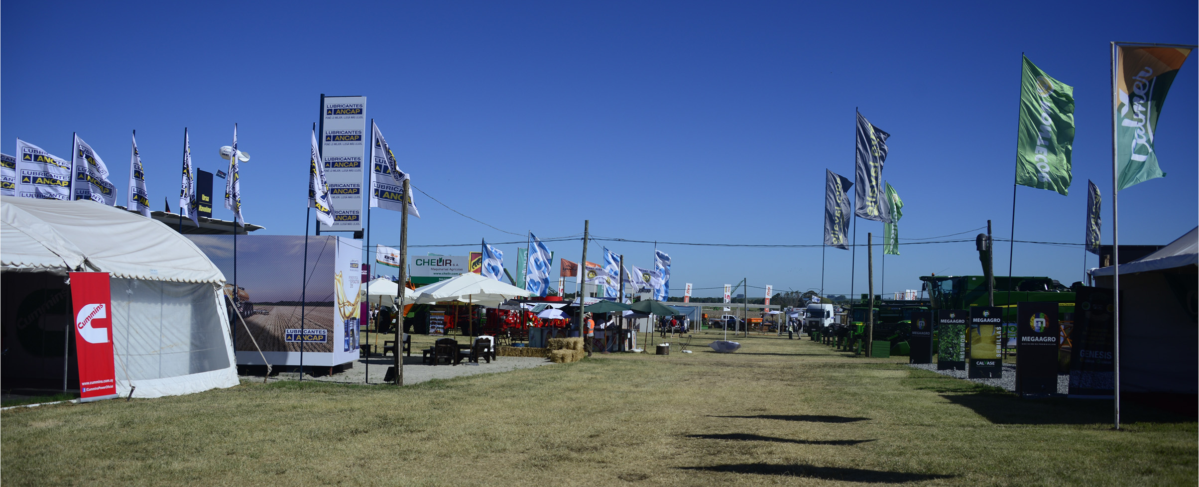 Instalaciones de la Expo Activa 2015 en el departamento de Soriano