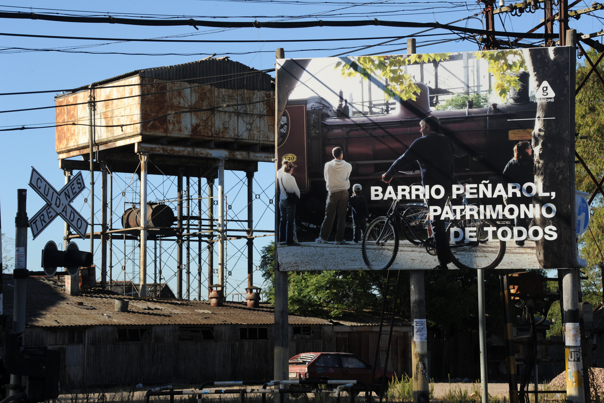 Vista del barrio Peñarol