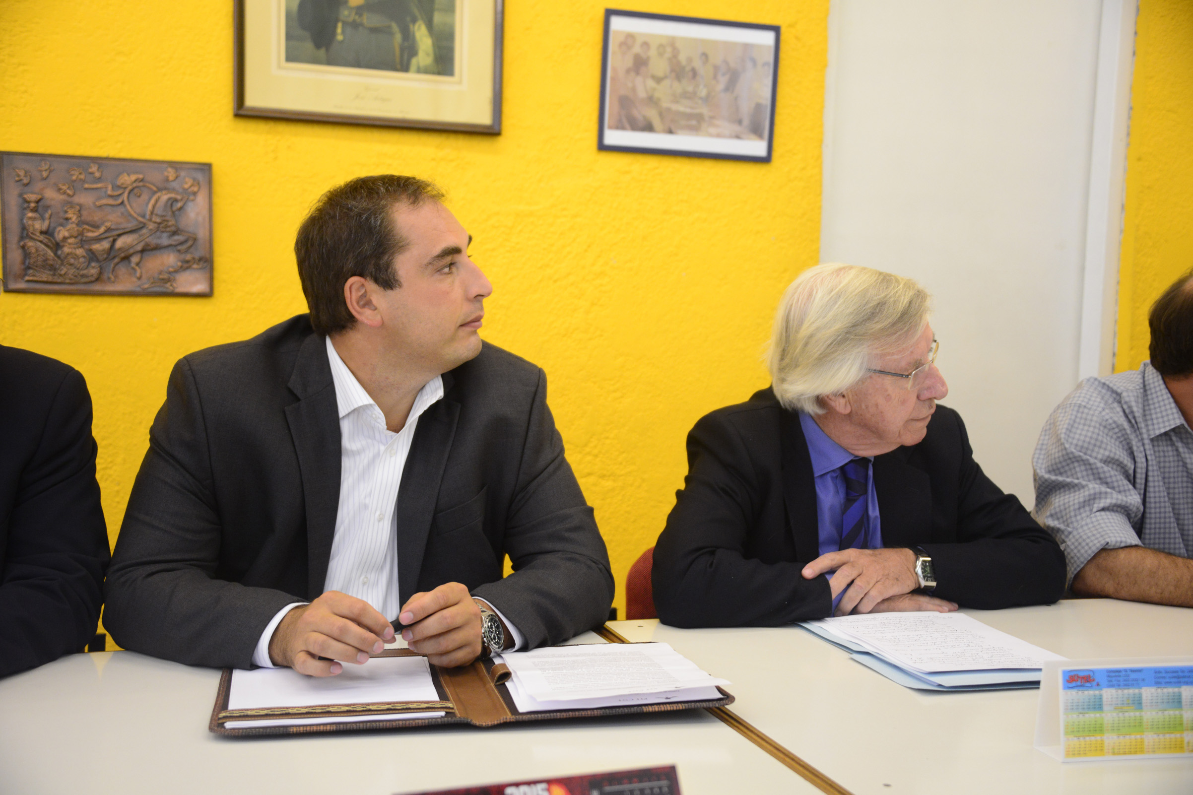 Danilo Astori junto a Pablo Ferreri