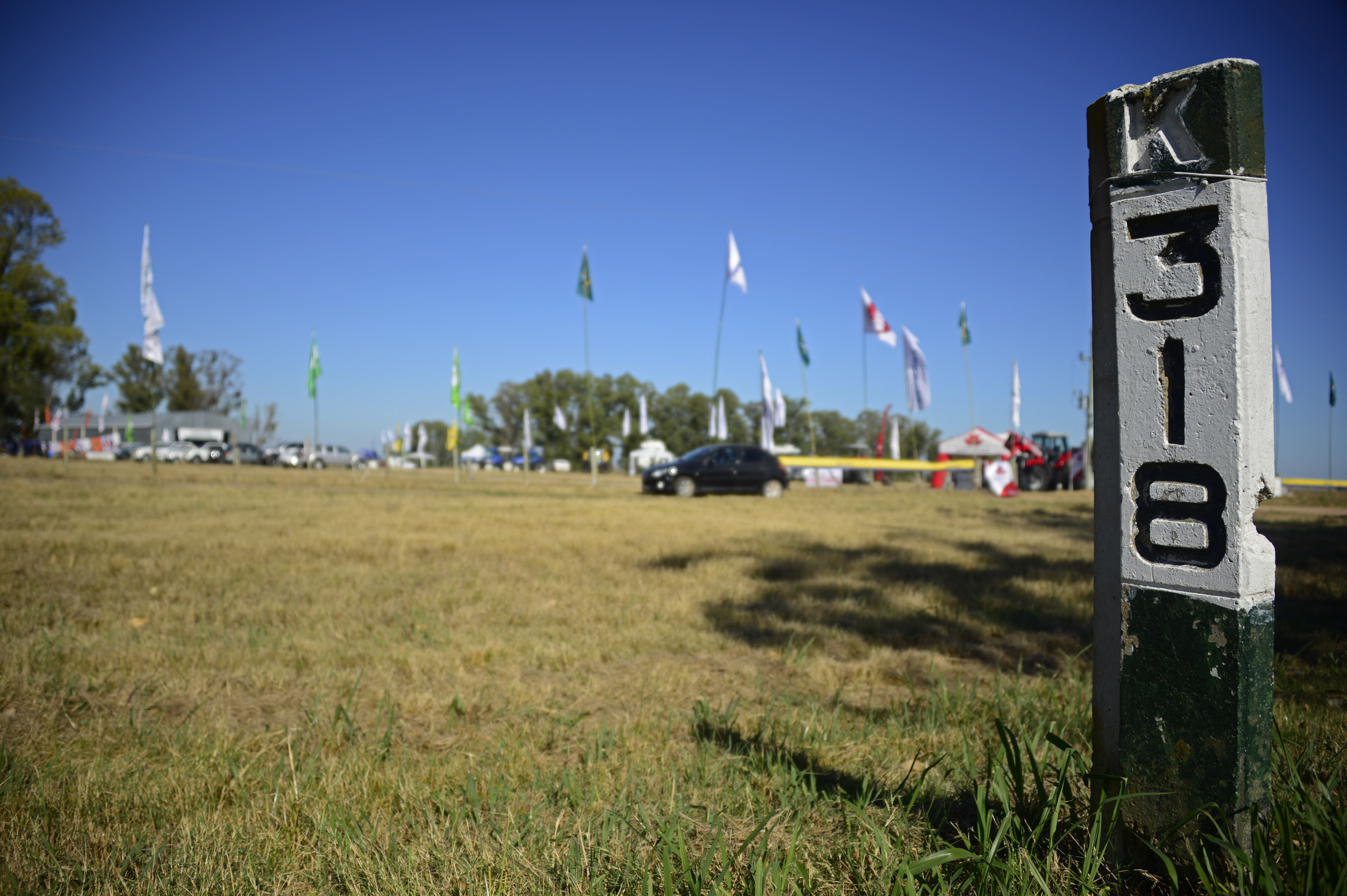 En el km 318 de la ruta 17 se desarrolló la inauguración oficial de la cosecha de arroz 2015