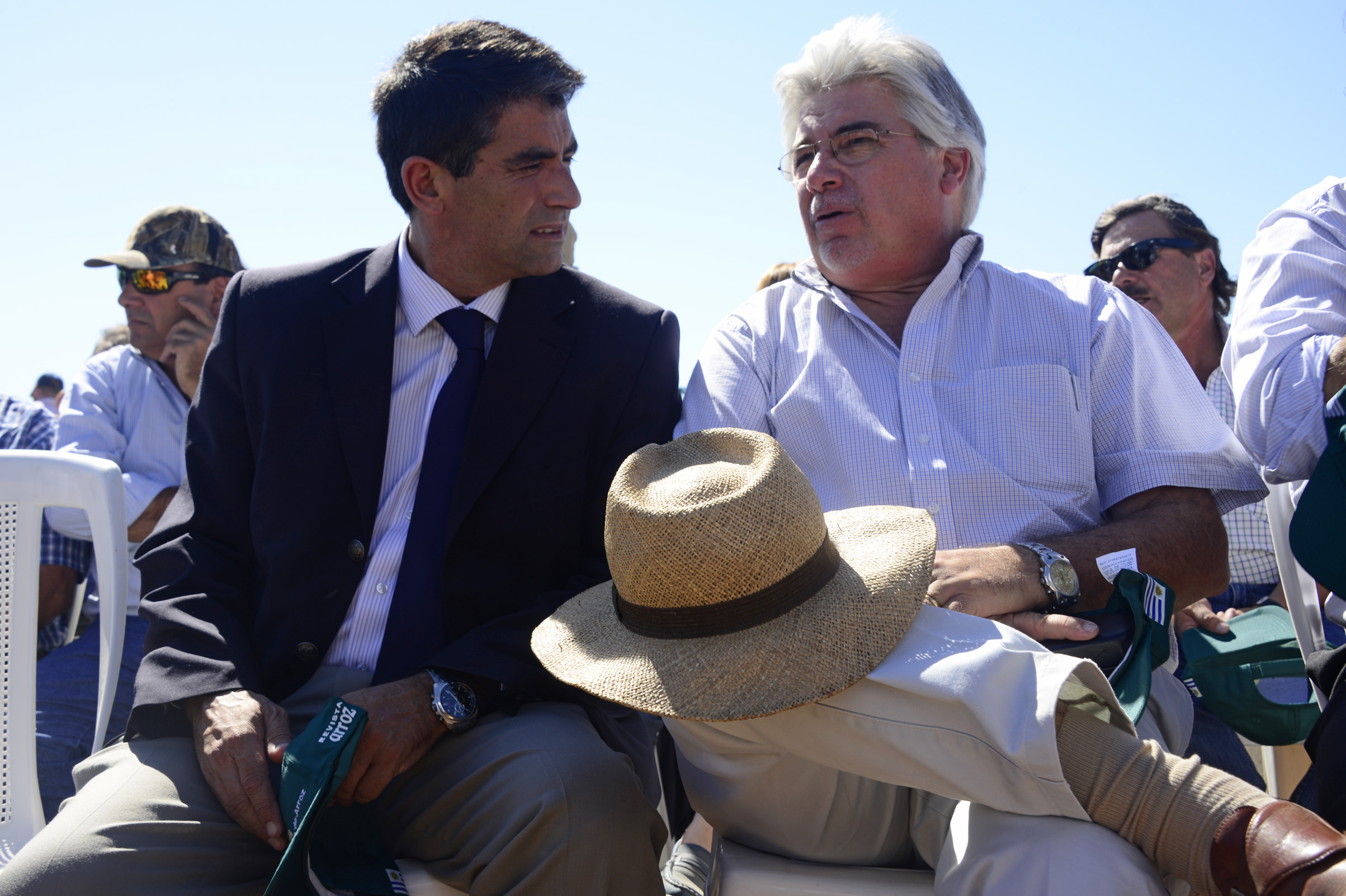 Raúl Sendic junto a Tabaré Aguerre
