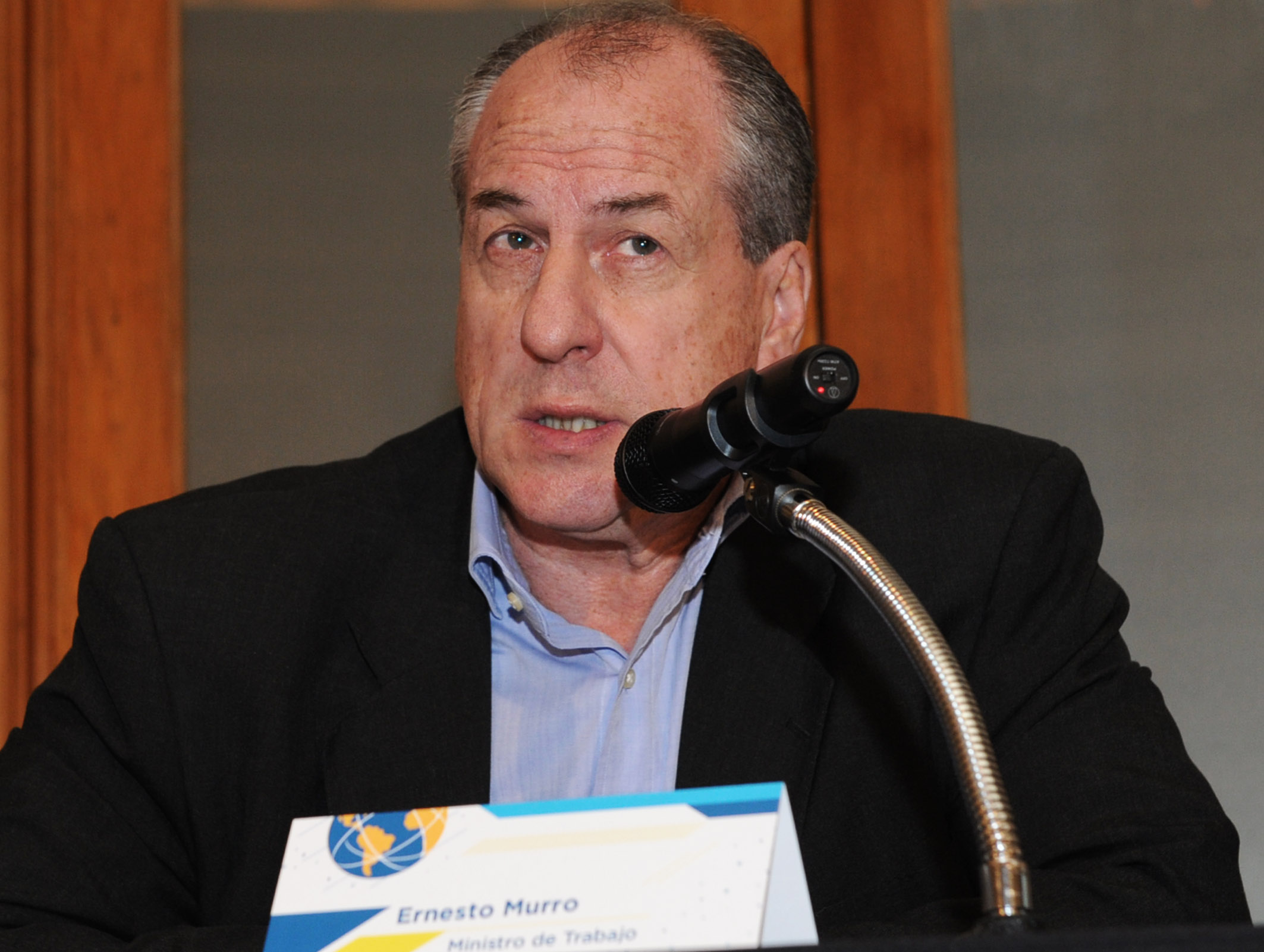 Ministro de Trabajo, Ernesto Murro