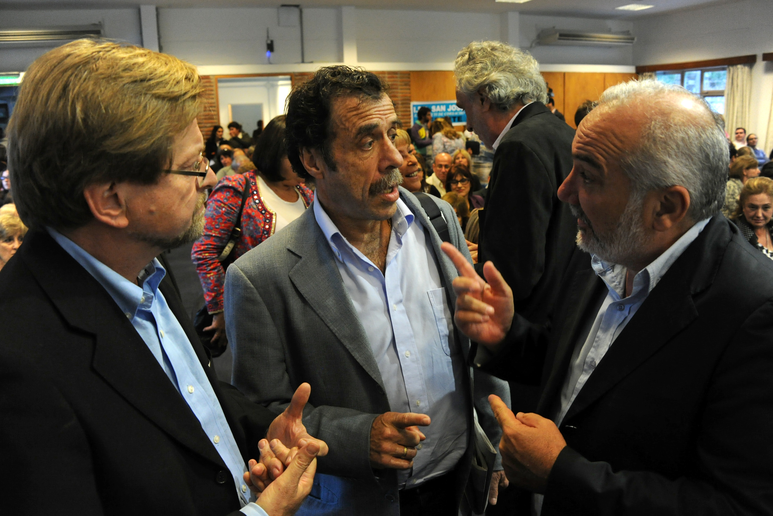 Luis Garibladi, Miguel Brechner, y Wilson Netto.