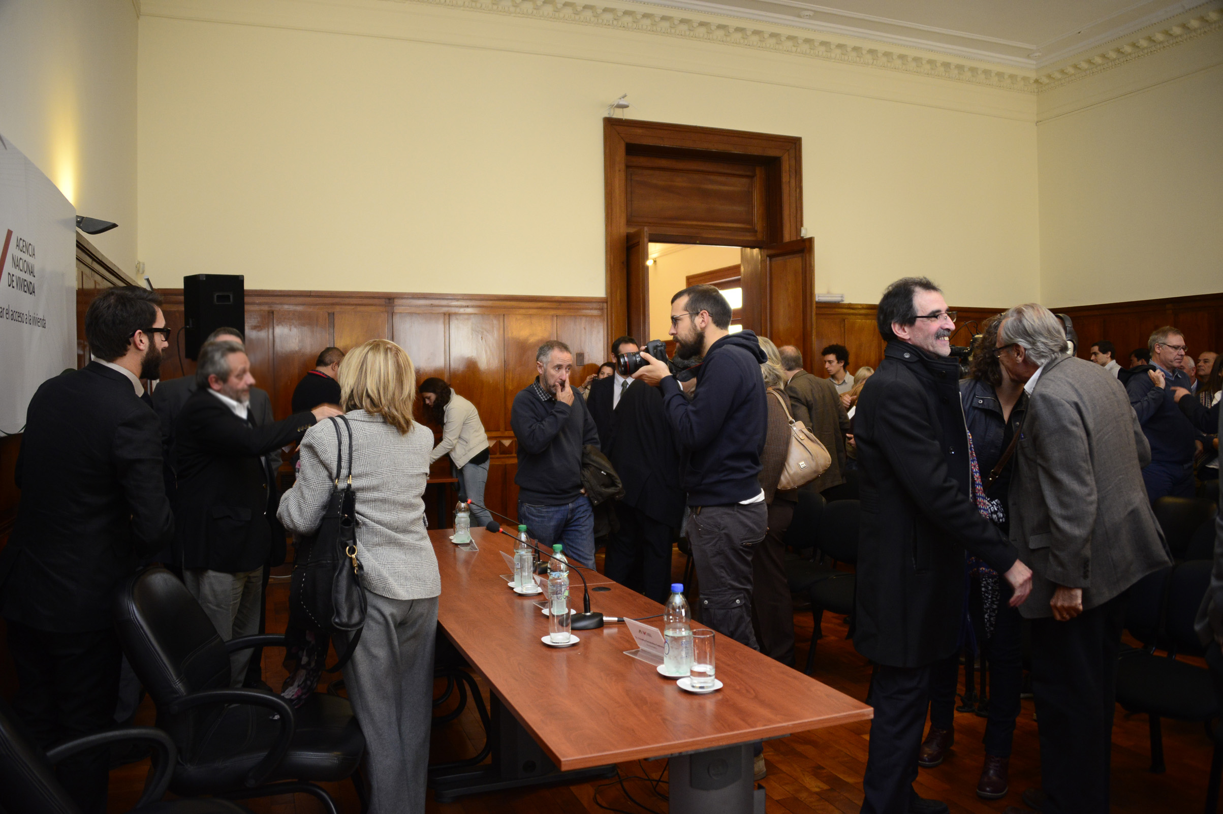 Finalización del acto de asunción de Francisco Beltrame