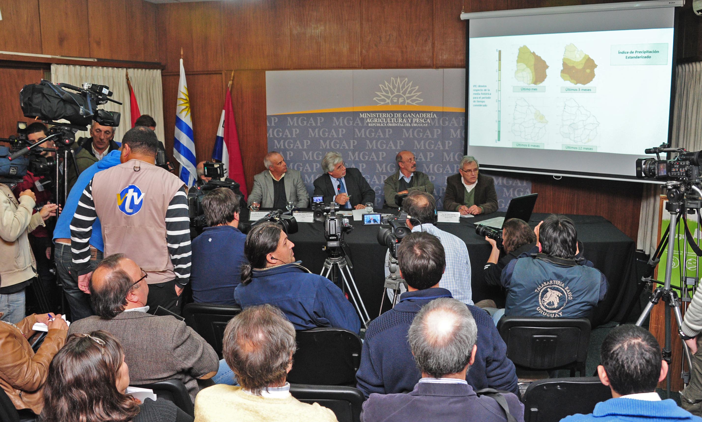 Conferencia de prensa del Ministerio de Ganadería, Agricultura y Pesca