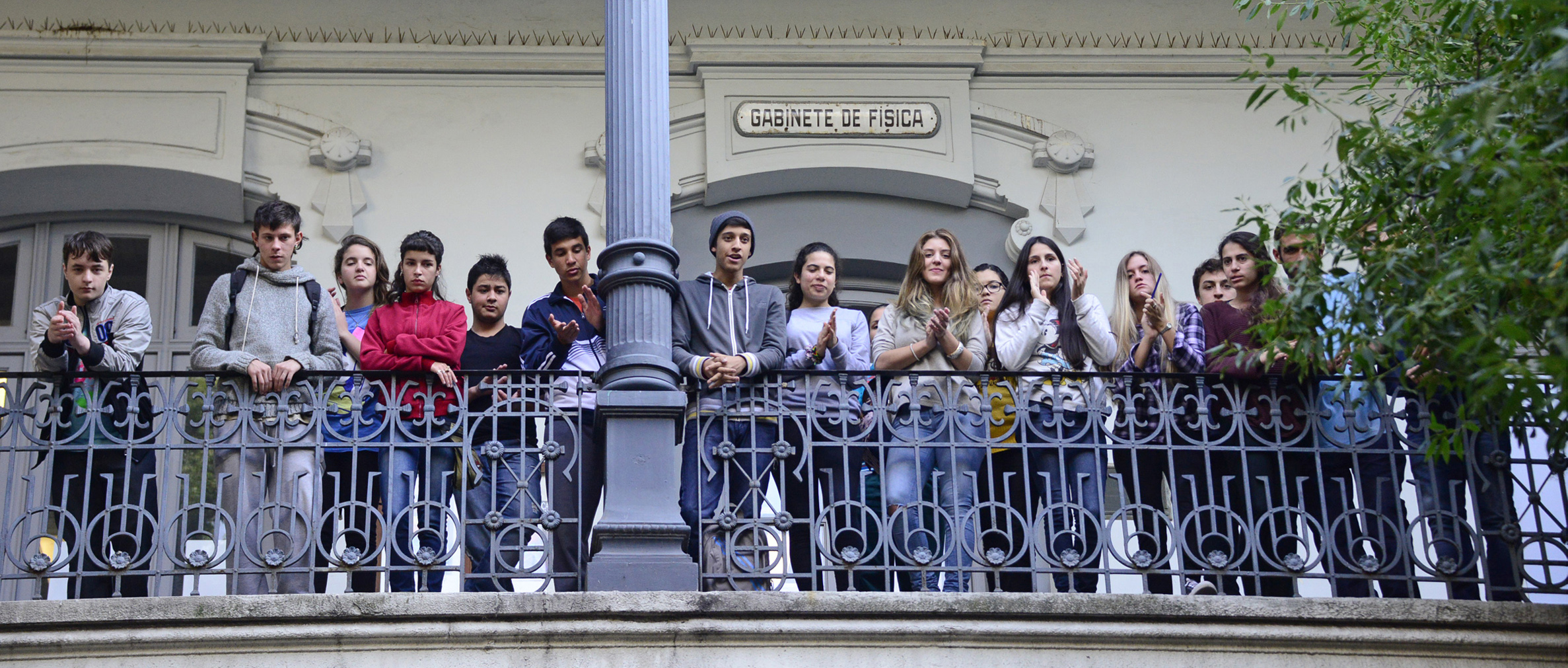 Estudiantes del Liceo IAVA
