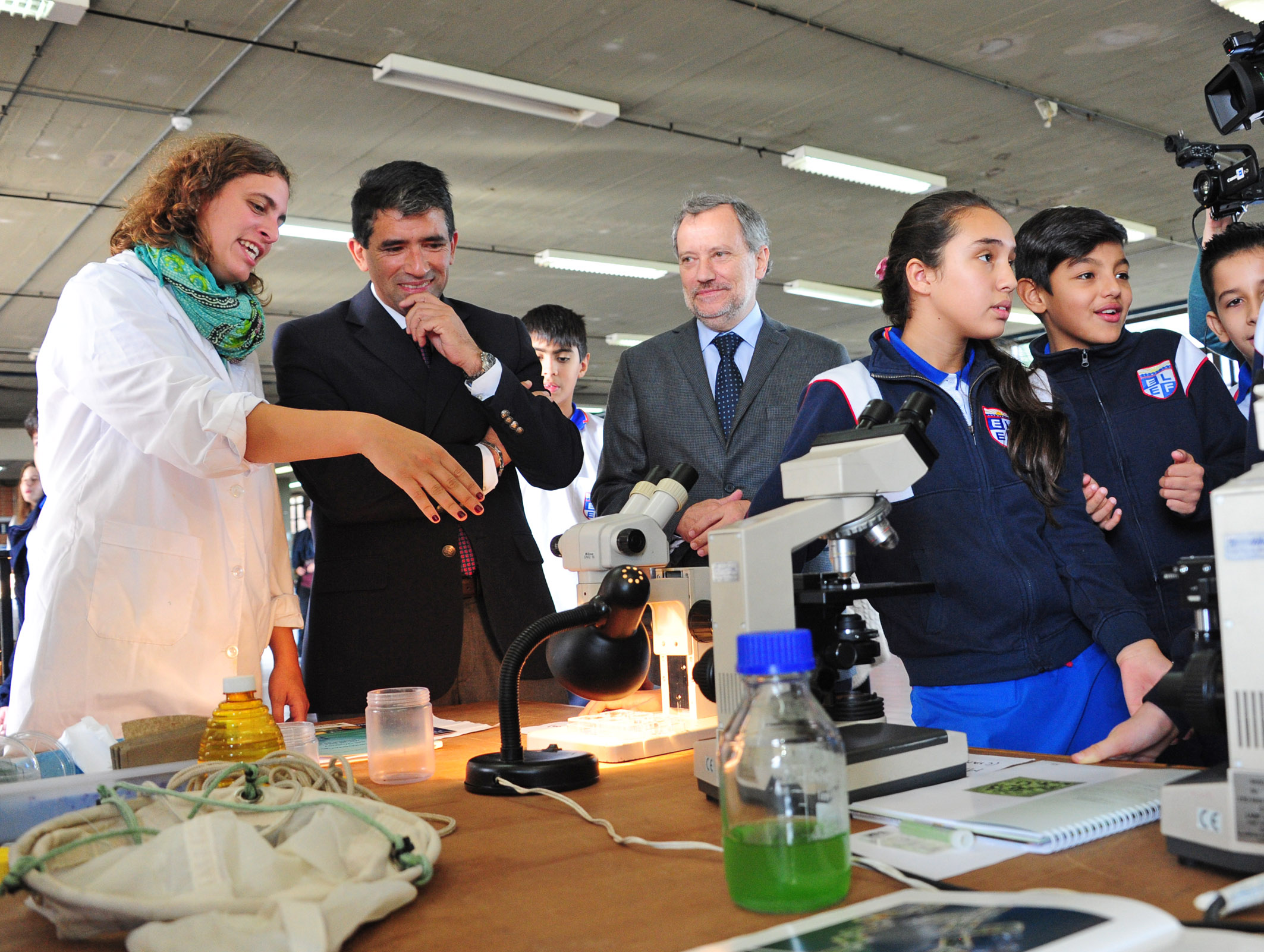 Vicepresidente Raúl Sendic en Facultad de Ciencias por la Semana de la Ciencia y Tecnología