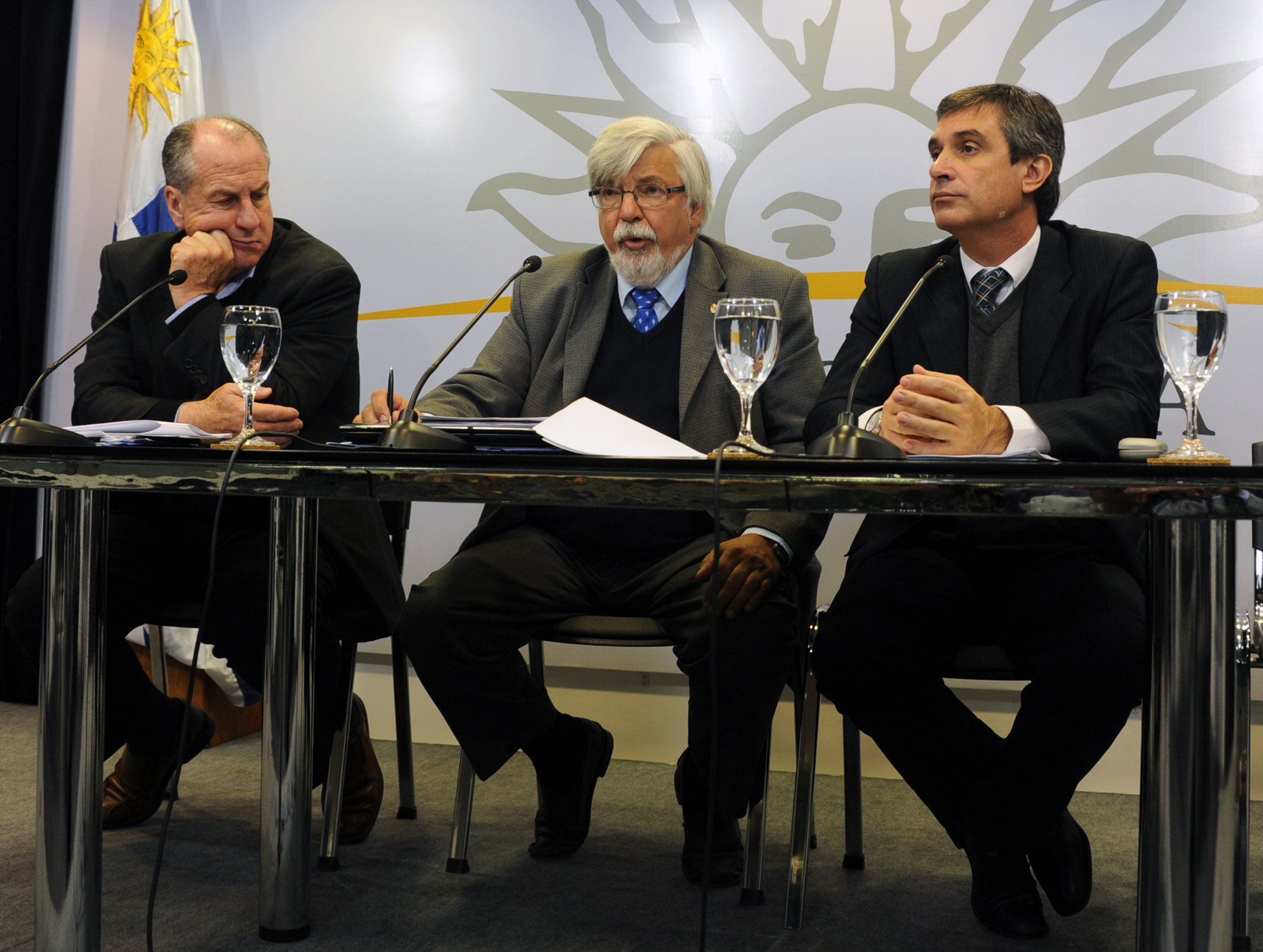 Ernesto Murro, Eduardo Bonomi y Álvaro García