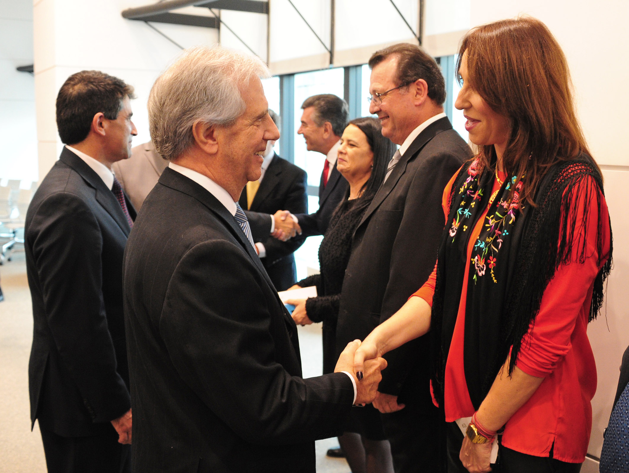 Presidente Tabaré Vázquez saluda al cuerpo diplomático acreditado ante nuestro gobierno
