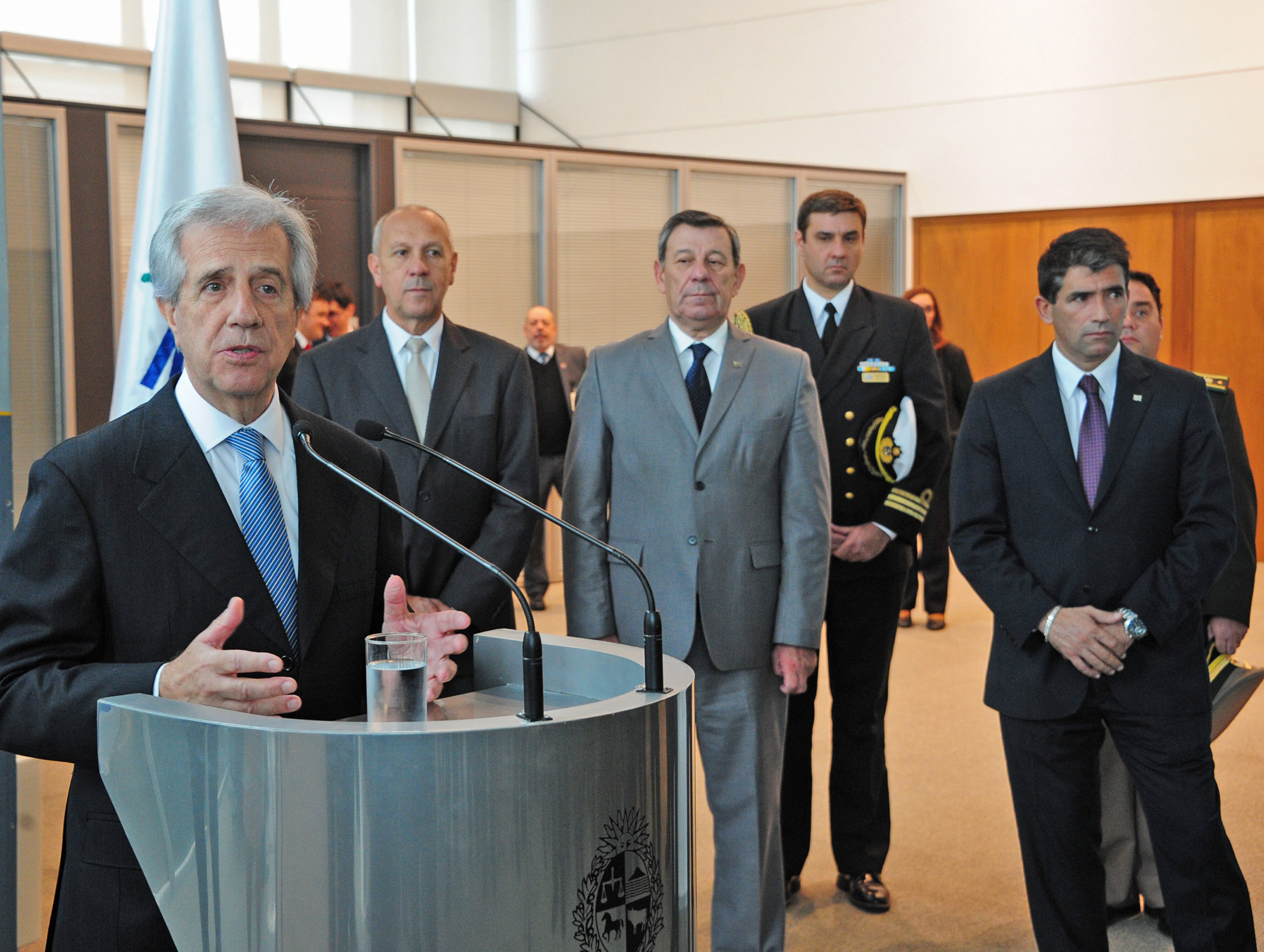 Presidente Tabaré Vázquez saluda al cuerpo diplomático acreditado ante nuestro gobierno