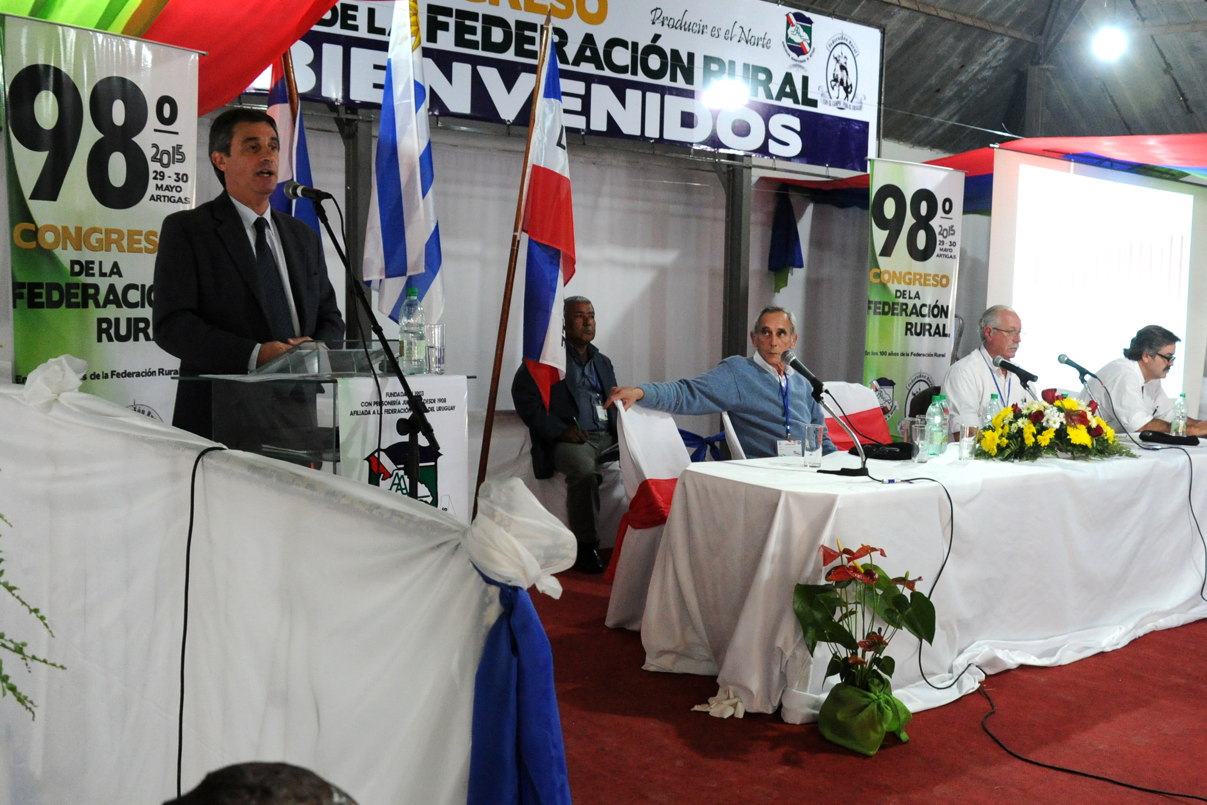 Alvaro Garcìa en el 98º Congreso de la Federación Rural