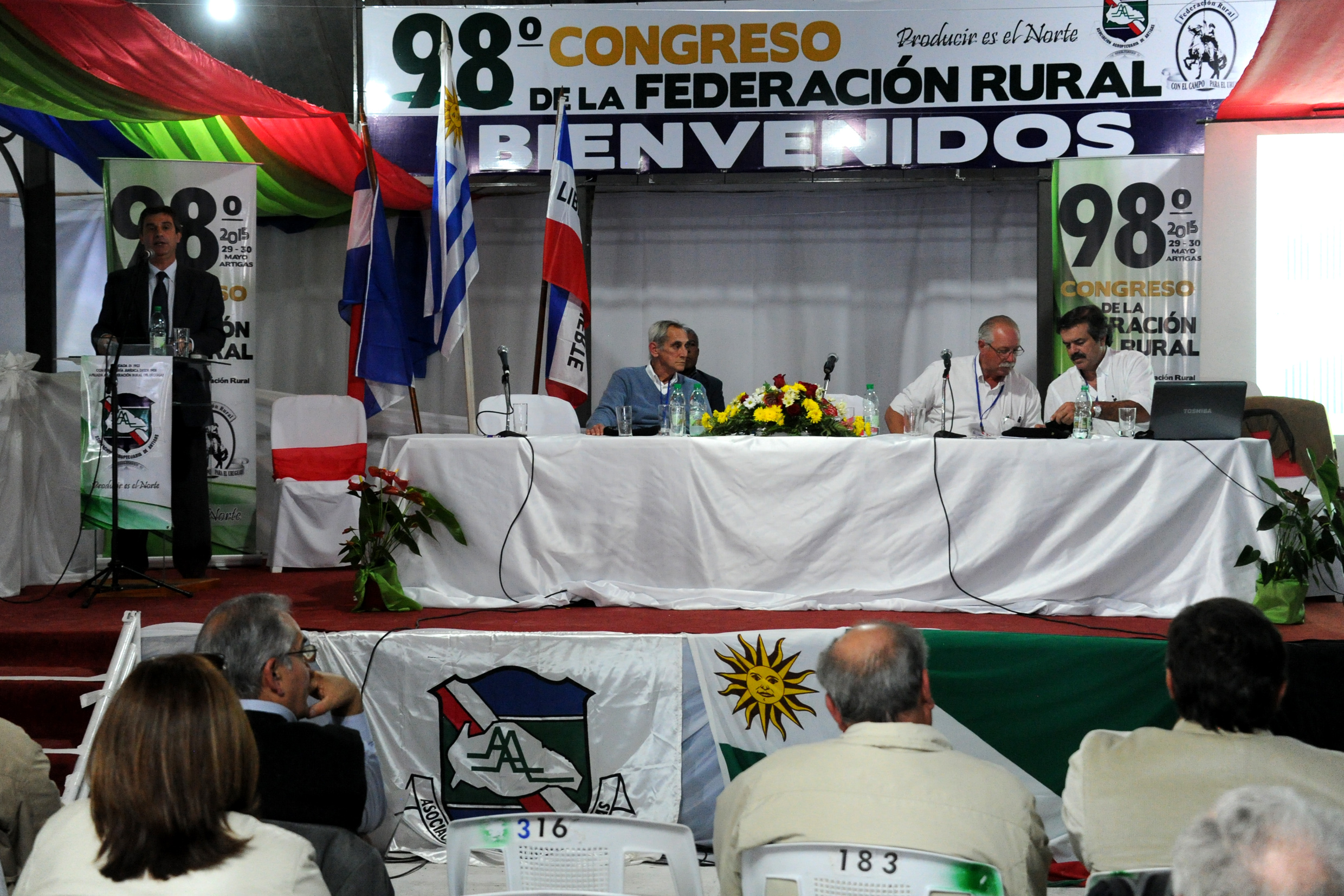 Alvaro Garcìa en el 98º Congreso de la Federación Rural