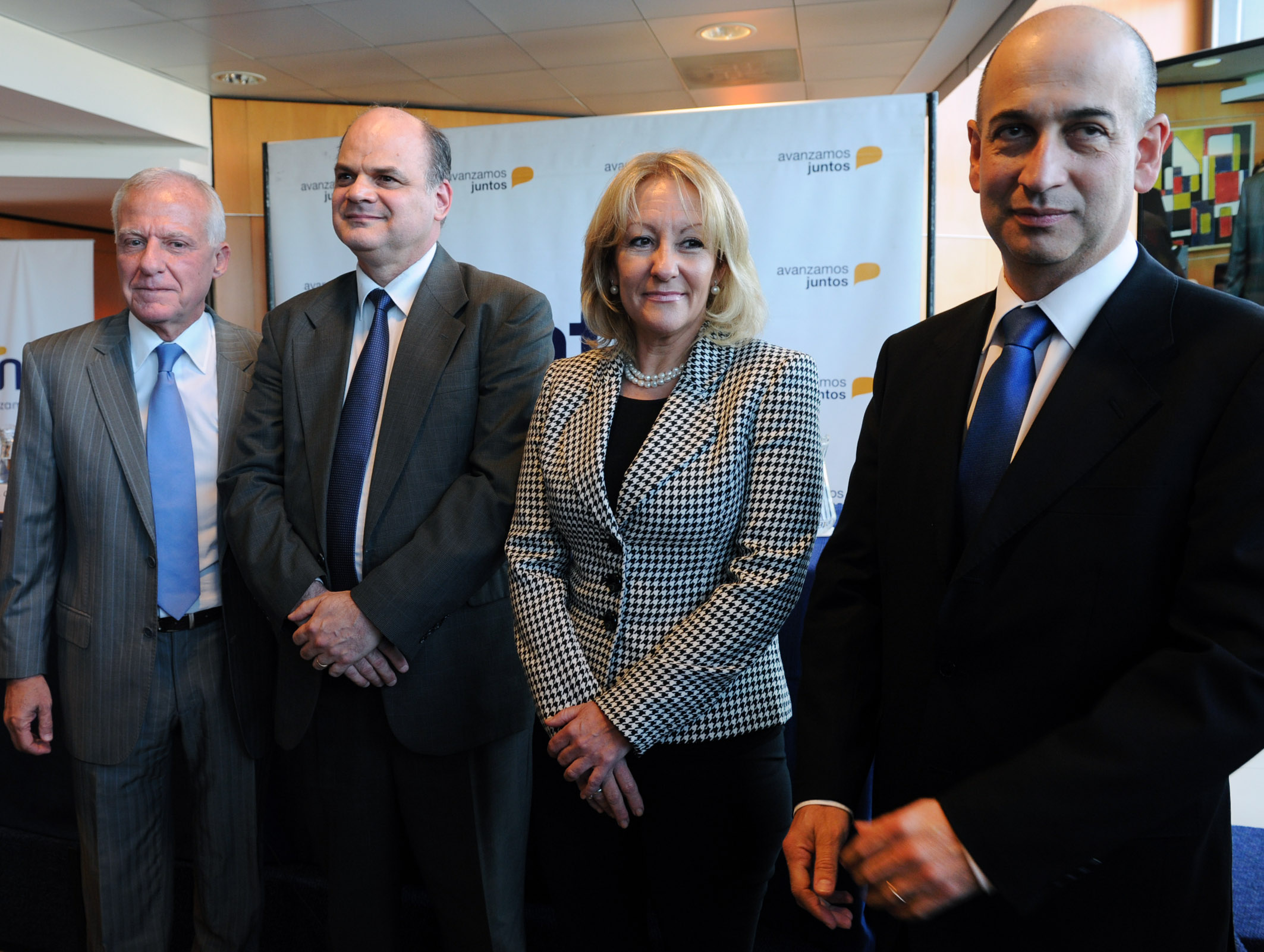 Daniel Fuentes, Carolina Cosse, Andrés Tolosa y Gustavo Delgado