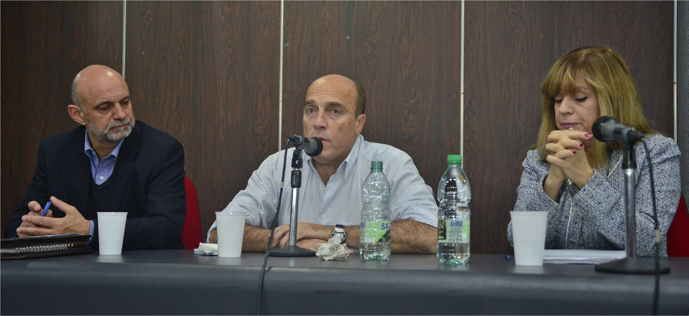 Daniel Martínez, intendente electo de Montevideo, durante su alocución