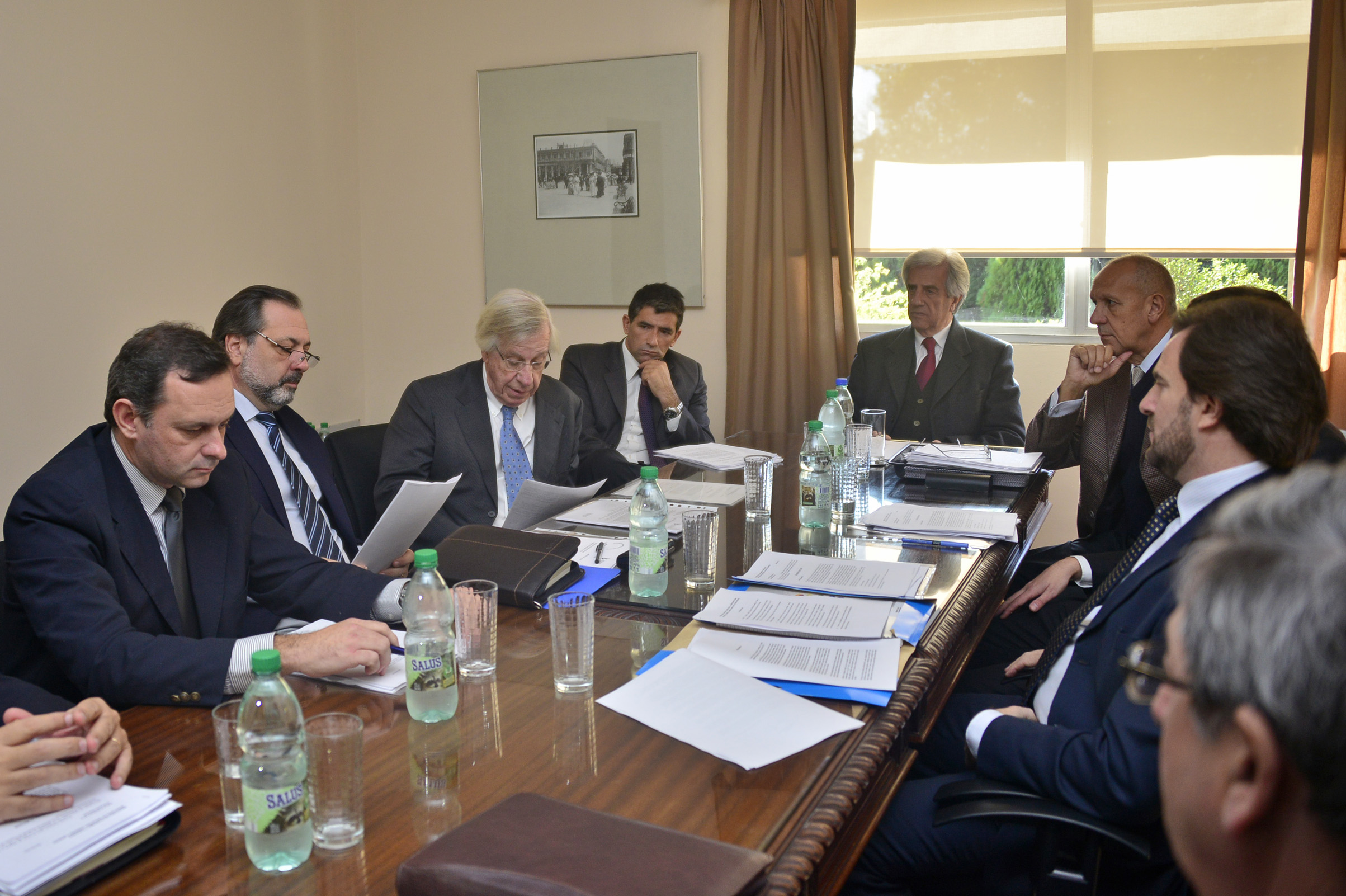 Reunión del Presidente de la República, Tabaré Vázquez, con miembros del Parlamento que representan a los partidos políticos de la oposición