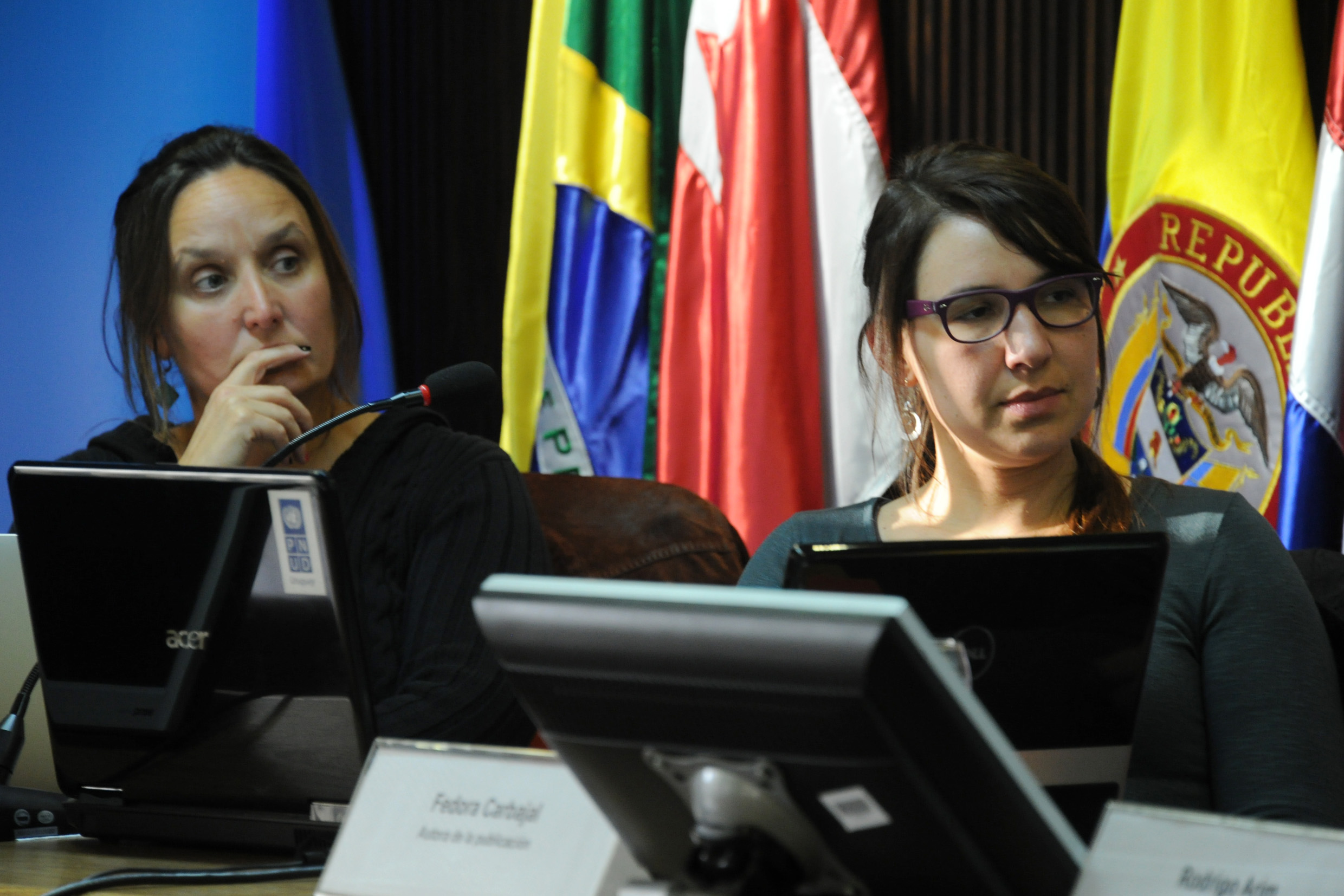 Autoras de la publicación, Helena Rovner y Fedora Carbajal