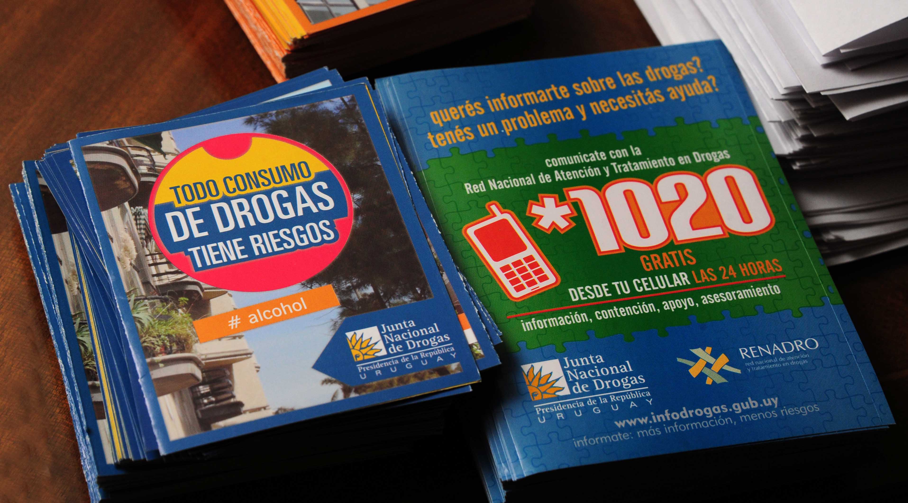 Junta Departamental de Drogas de Montevideo informa sobre sus actividades