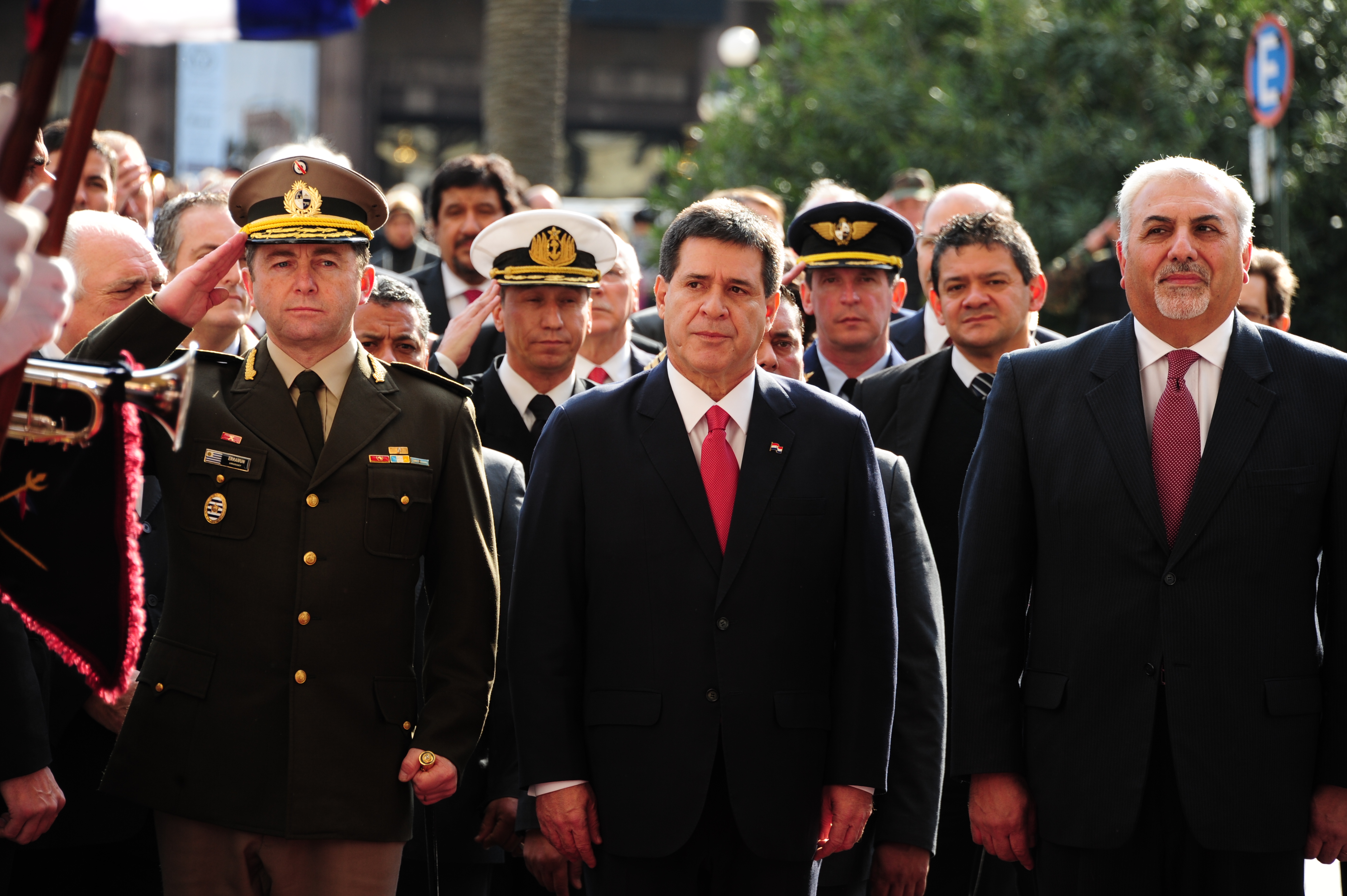 Tabaré Vázquez recibió al Presidente de la República del Paraguay, Horacio Cartes