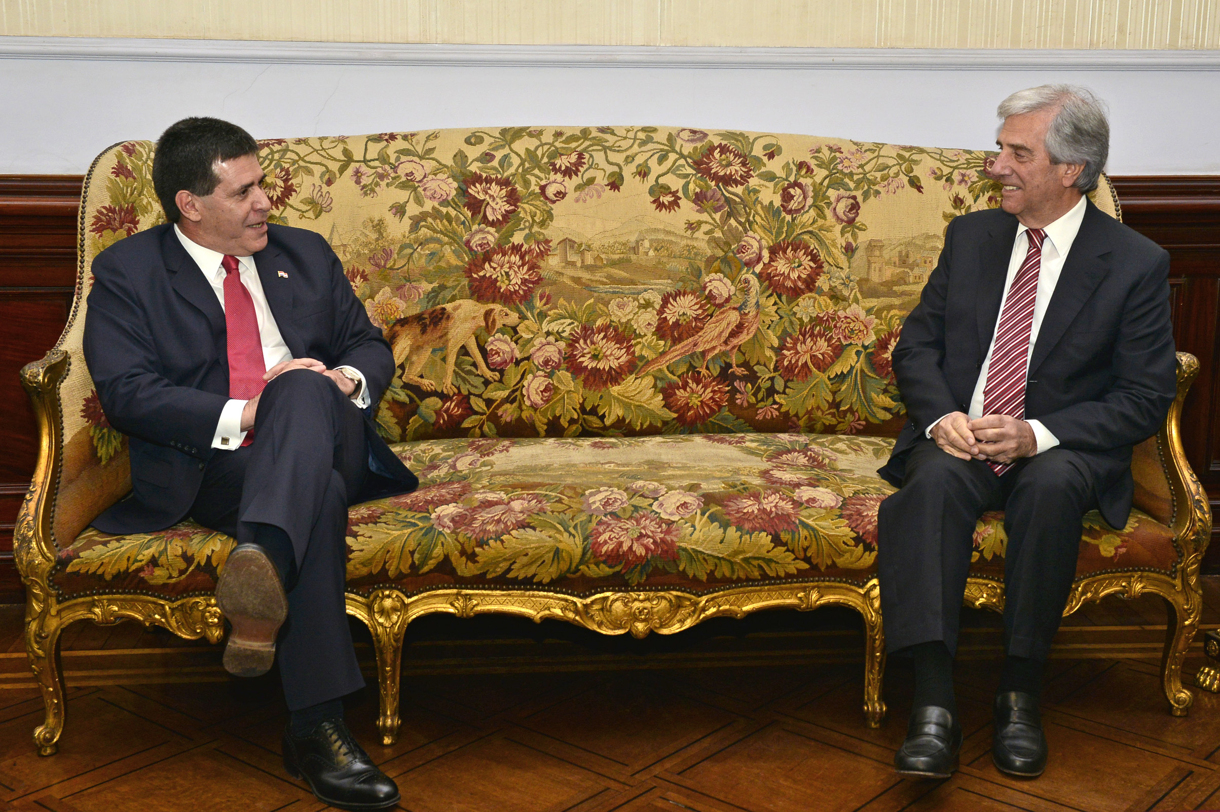 Tabaré Vázquez recibió al Presidente de la República del Paraguay, Horacio Cartes