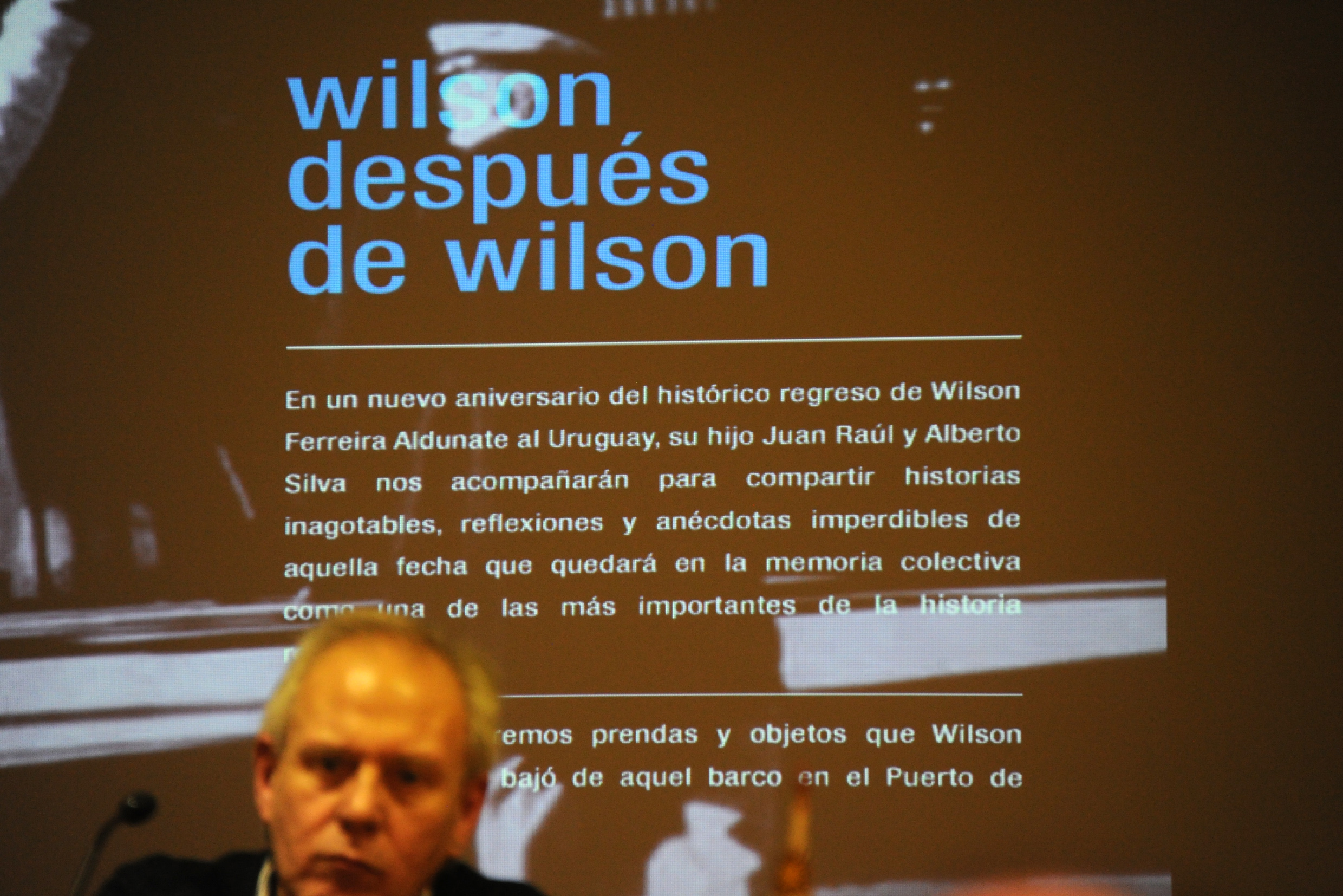 Homenaje a 31 años del regreso de Wilson Ferreira Aldunate