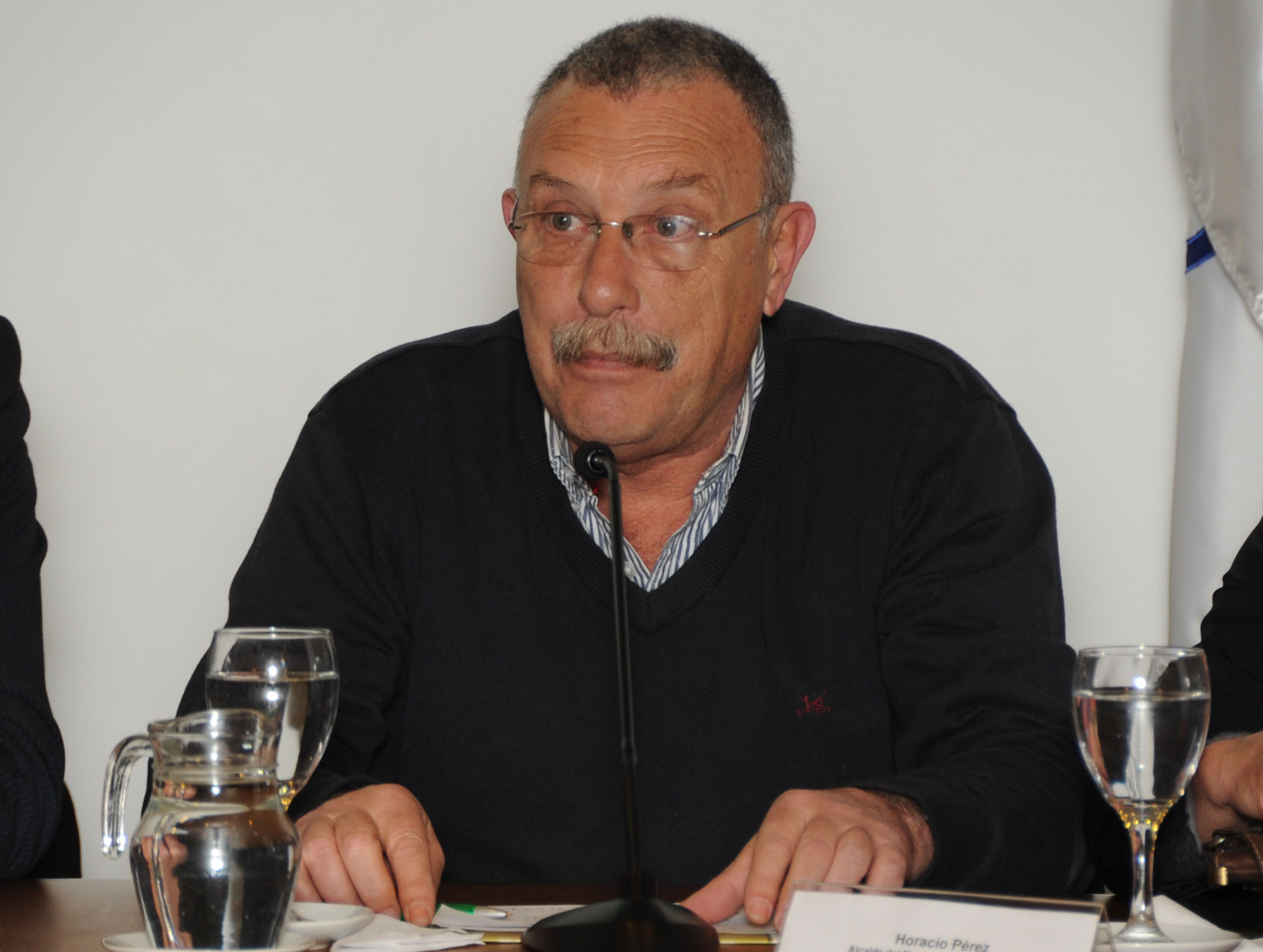 Horacio Perez haciendo uso de la palabra