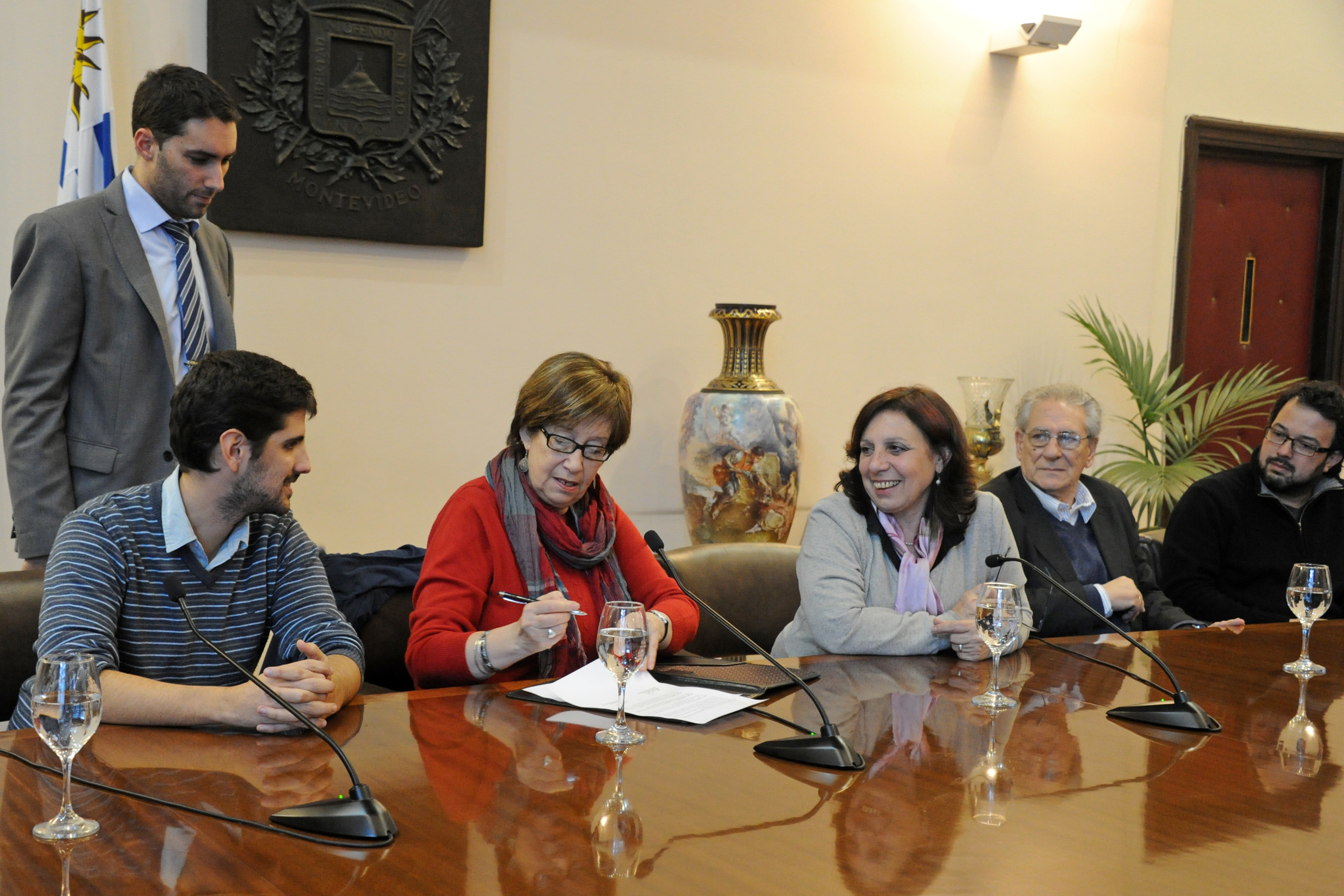 Firma del convenio.