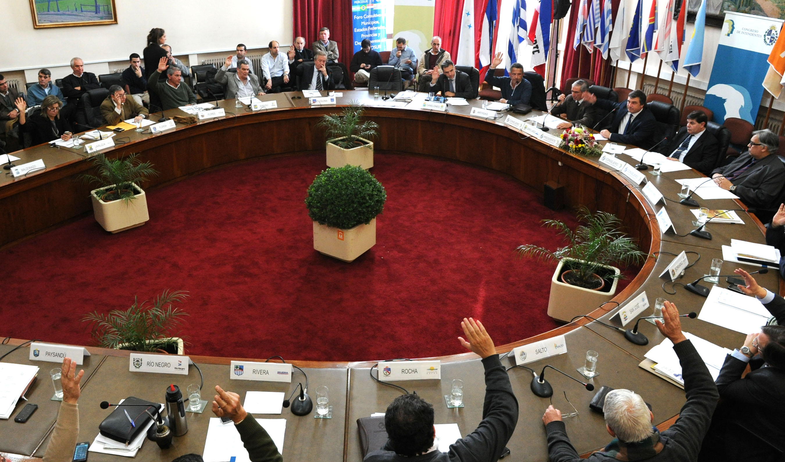 Instalación de nuevas autoridades del Congreso de Intendentes