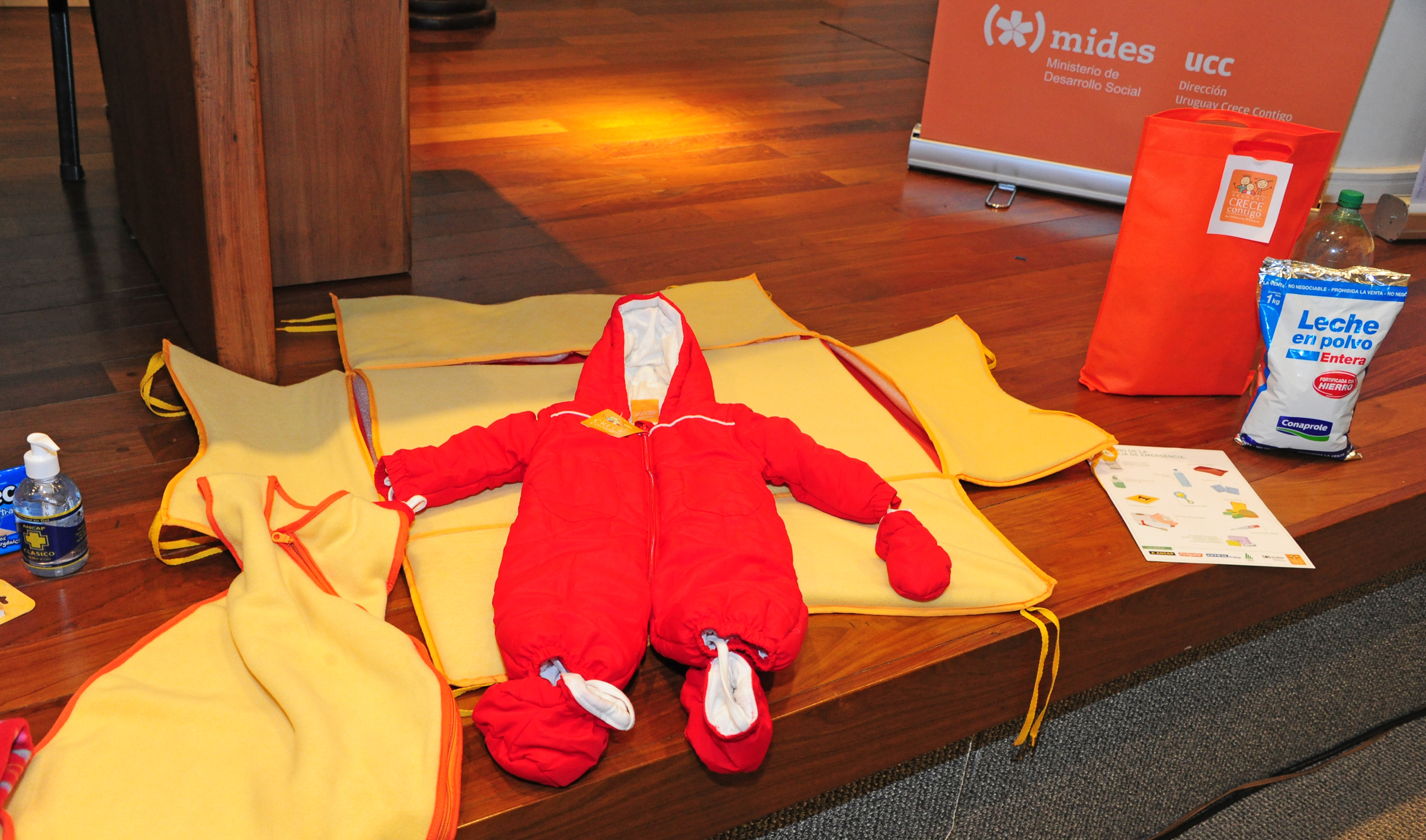 Parte del kit para primera infancia en situaciones de emergencia