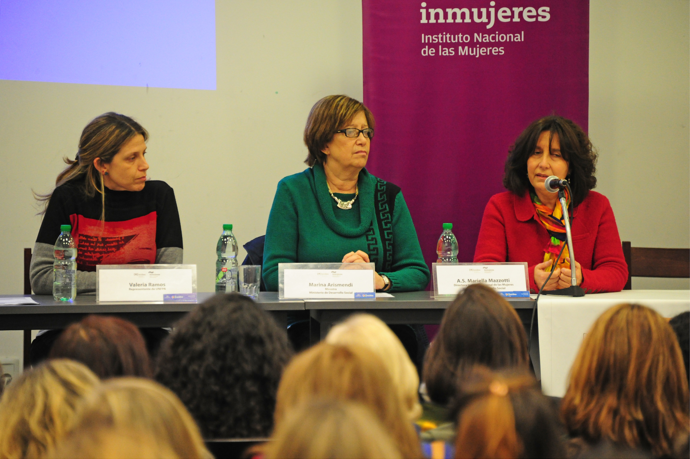 Mariella Mazzotti, representante del Instituto Nacional de las Mujeres
