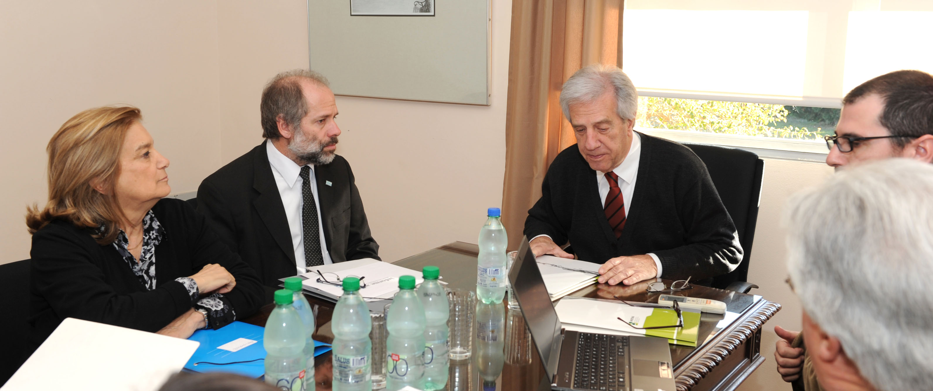 Tabaré Vázquez encabezó la reunión de la Comisión para la protección de cuenca del Santa Lucía