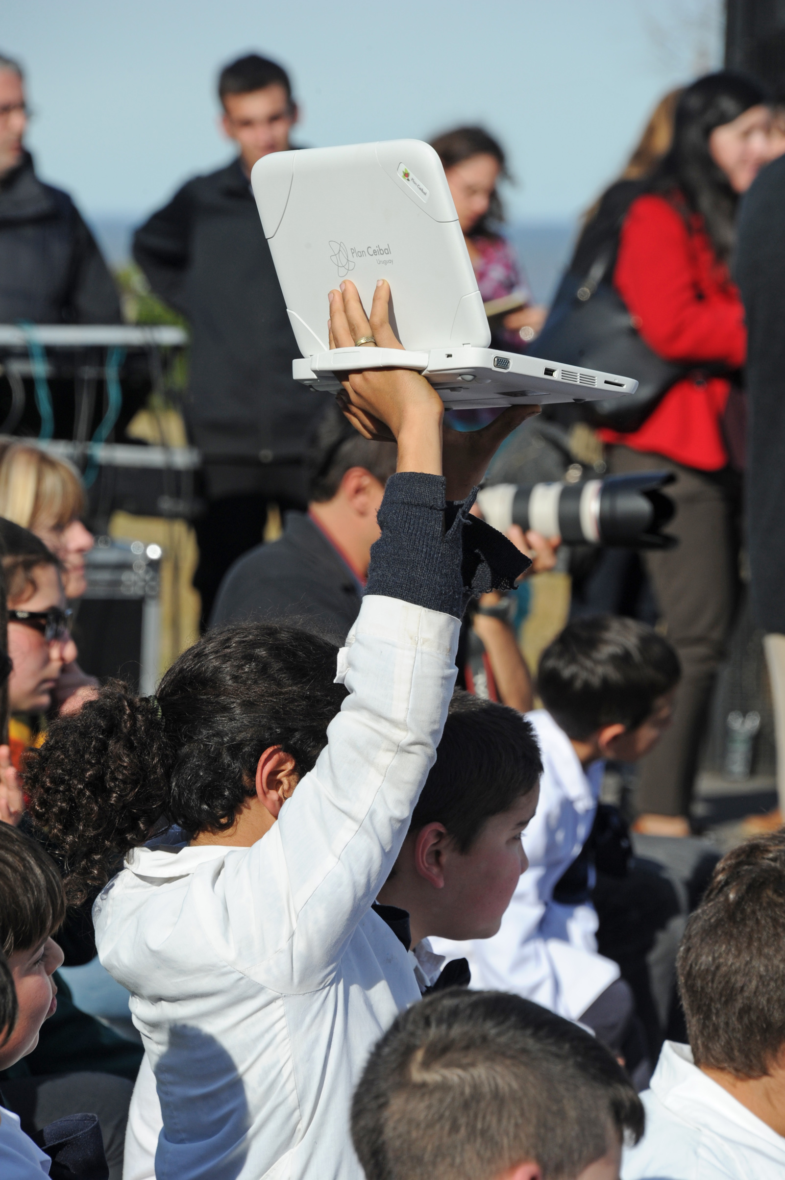 Escolares durante la realización del evento Desafíos Profundos