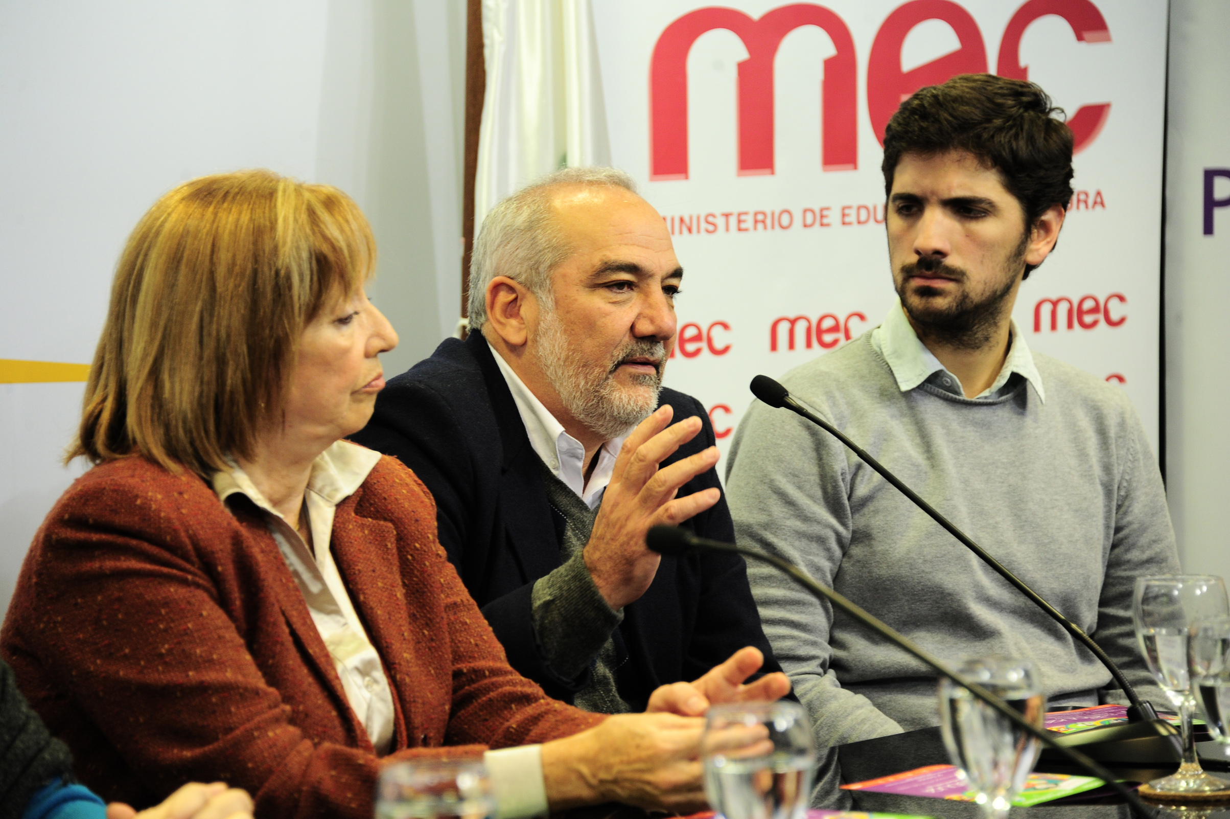 Presidente del CODICEN, Wilson Netto, dirigiéndose a los presentes