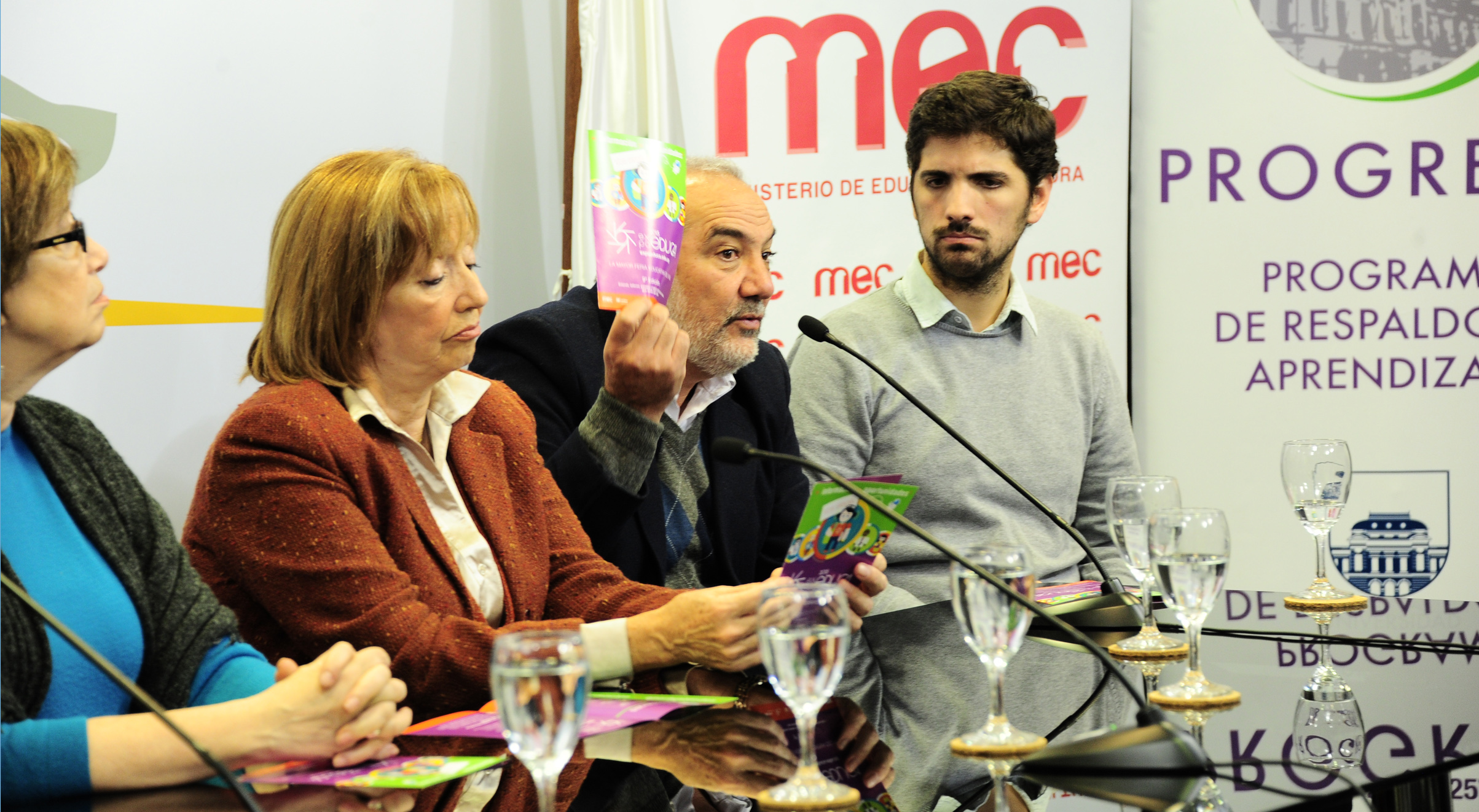 Presidente del CODICEN, Wilson Netto, dirigiéndose a los presentes