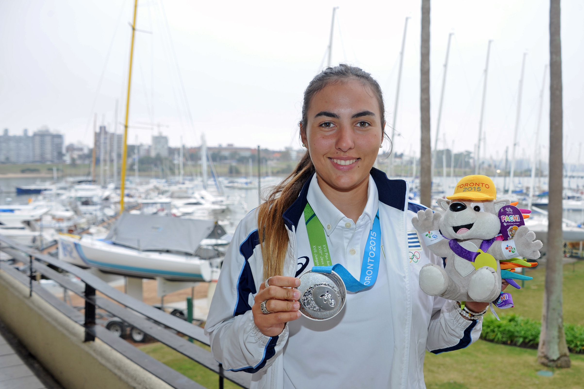Dolores Moreira, medalla de plata en la disciplina Laser Radial, en los Juegos Panamericanos de Toronto 2015