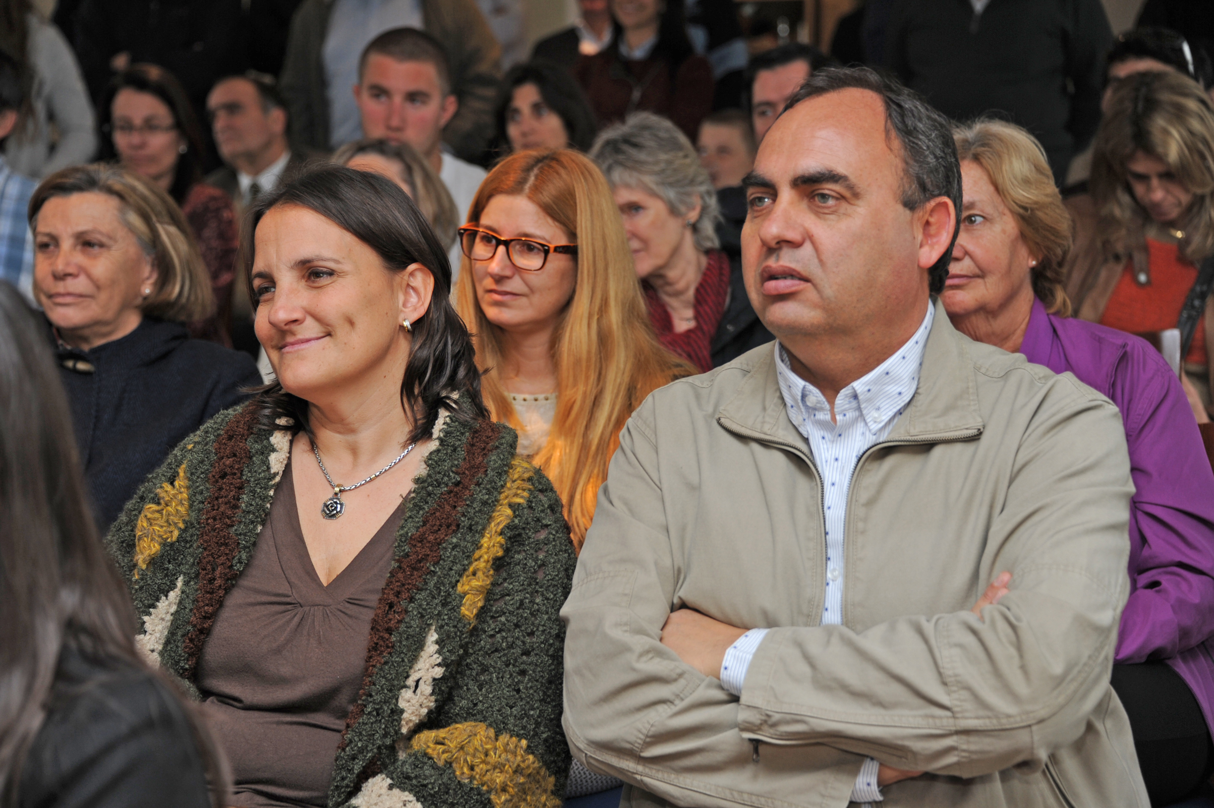 Familiares y asistentes al reconocimiento