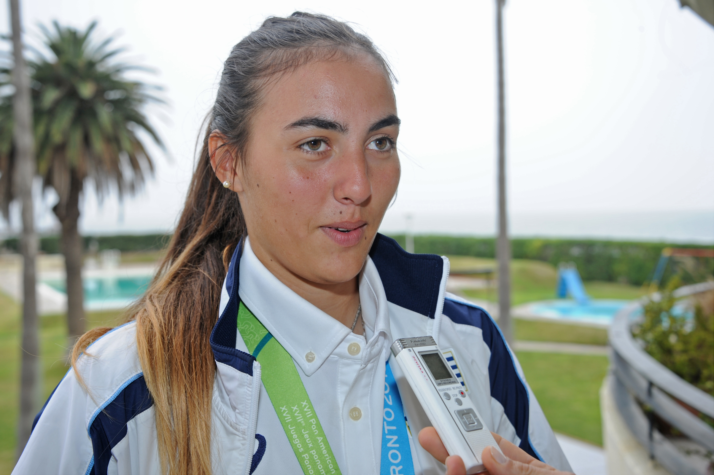 Dolores Moreira, en diálogo con la prensa