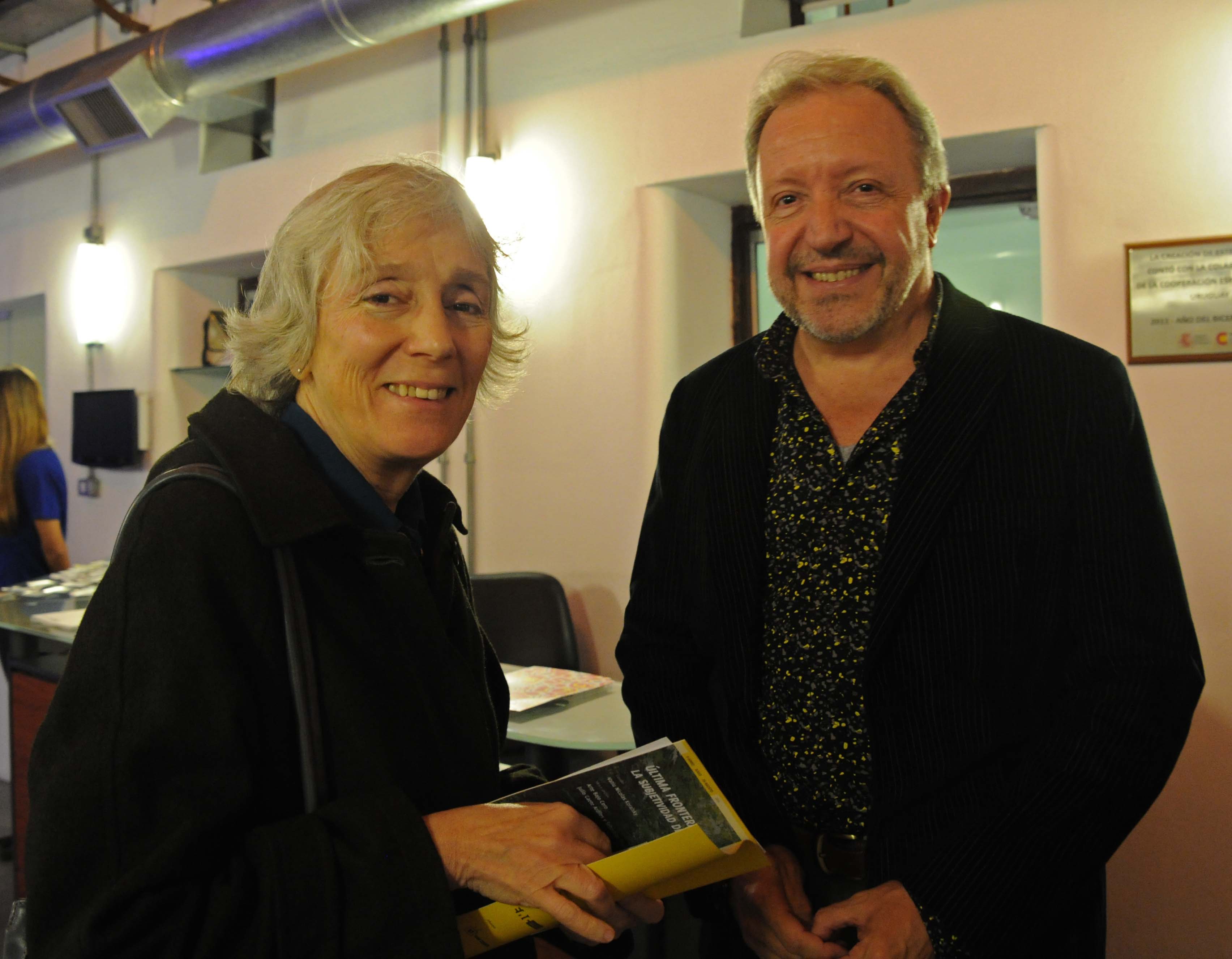 María Simon junto a Fernando Sicco