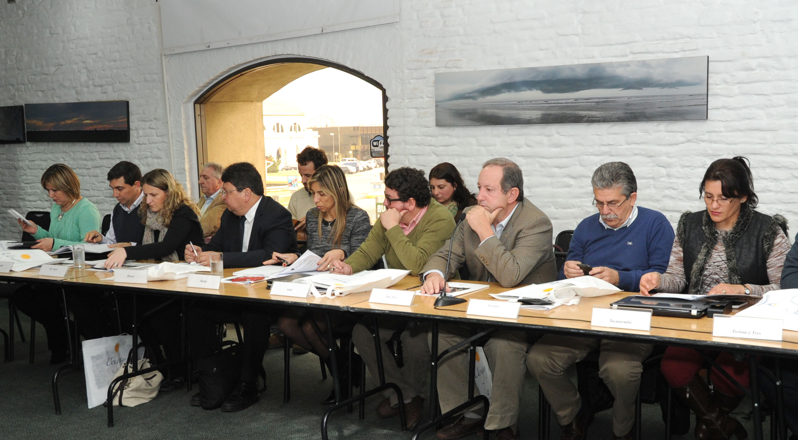 Liliam Kechichian y Benjamín Liberoff recibieron a directores de turismo departamentales