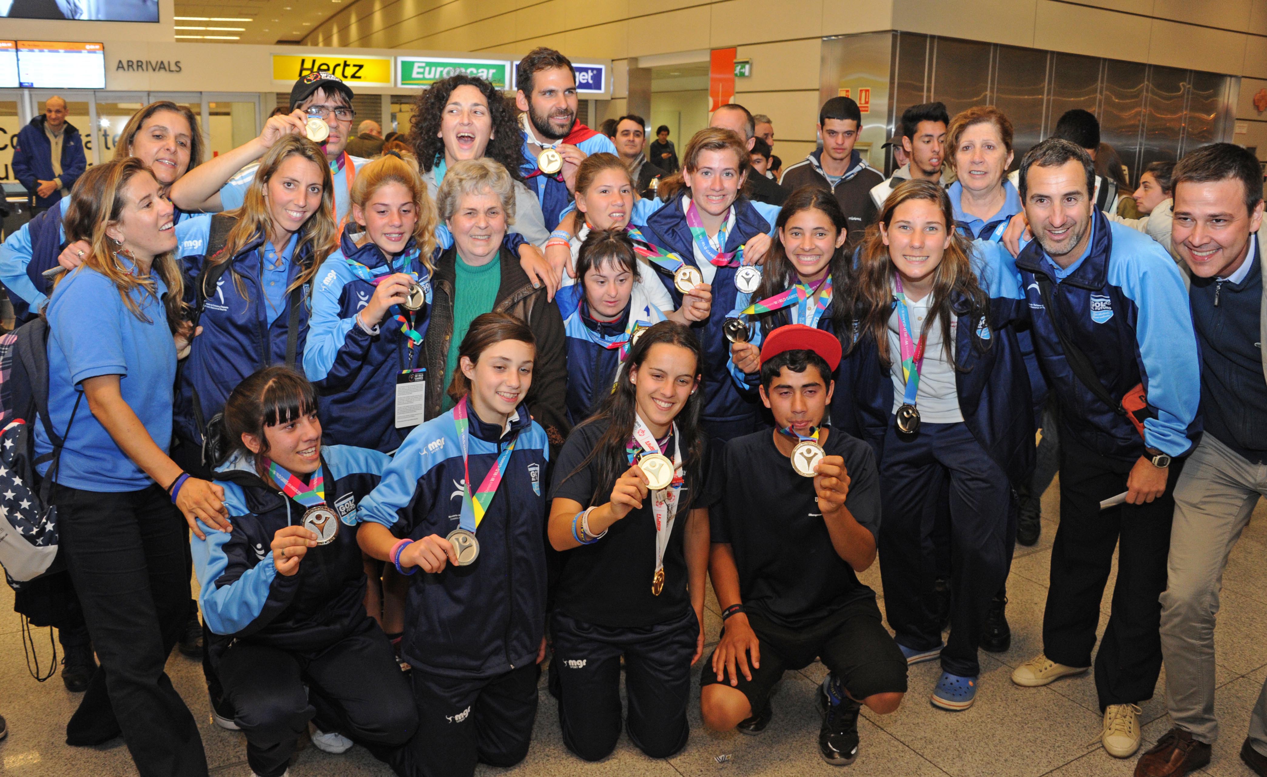 María Auxiliadora Delgado recibió a deportistas participantes de las Olimpíadas Especiales