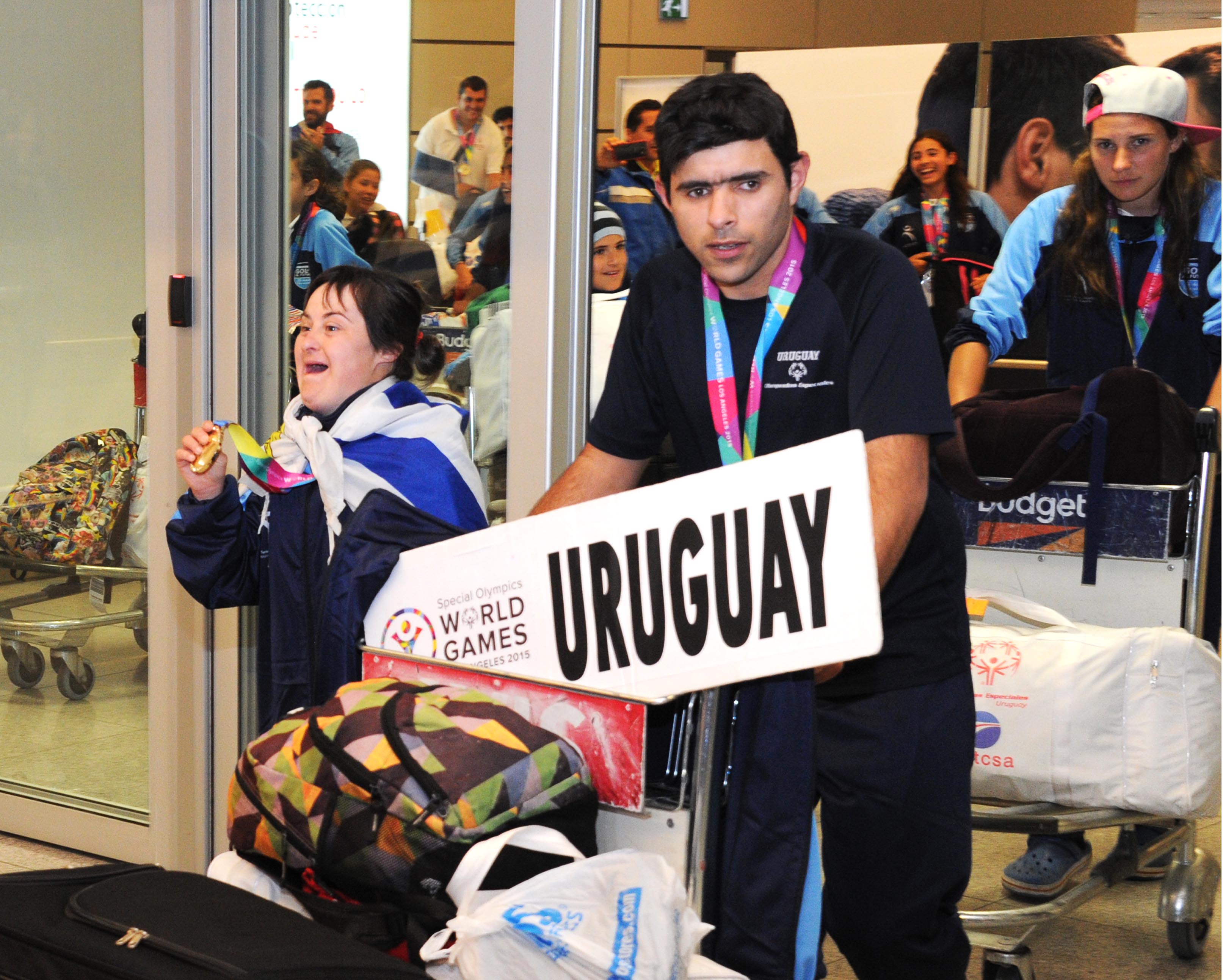 María Auxiliadora Delgado recibió a deportistas participantes de las Olimpíadas Especiales