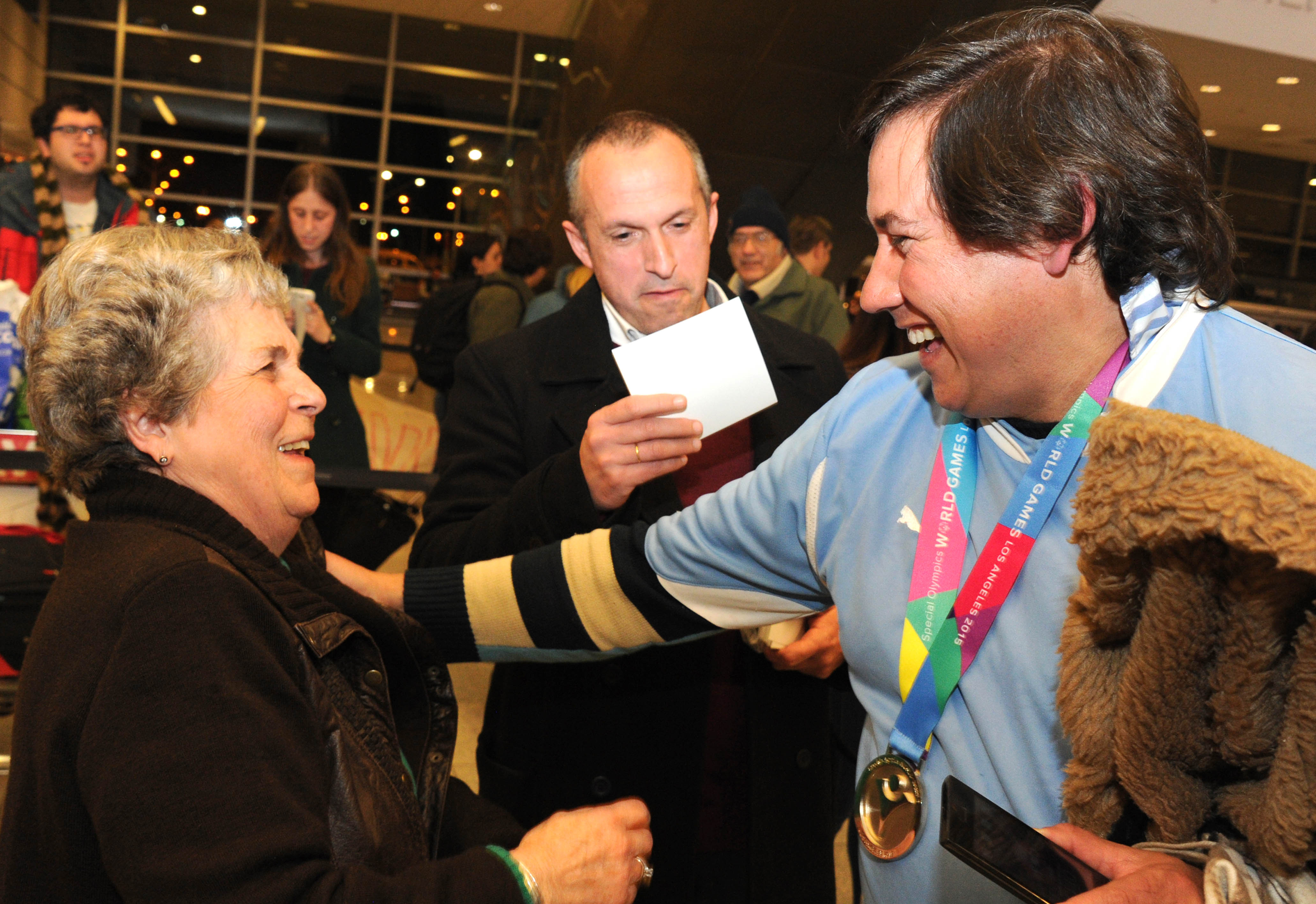 María Auxiliadora Delgado recibió a deportistas participantes de las Olimpíadas Especiales