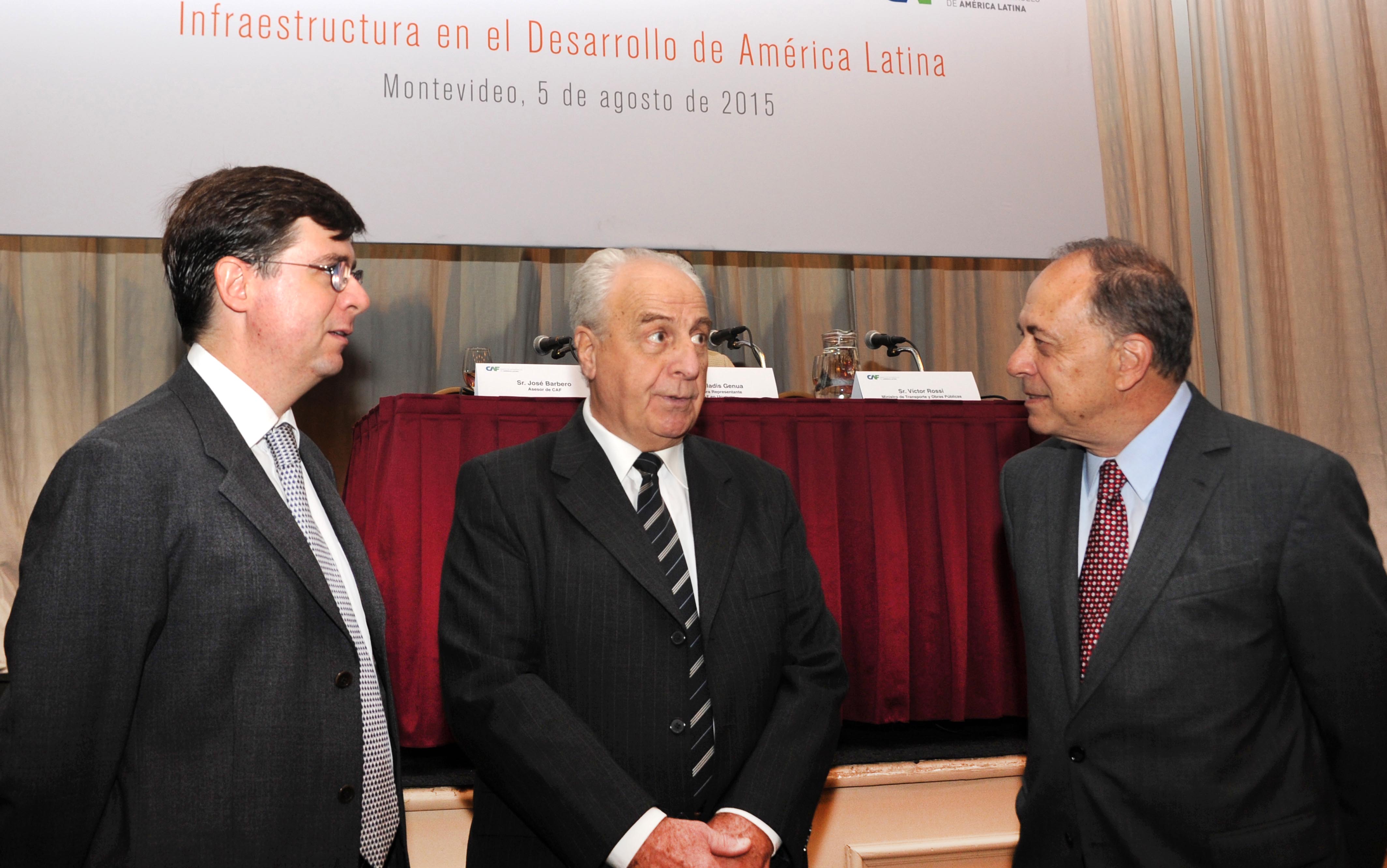 Ministro Victor Rossi participó en la presentación de la Corporación Andina de Fomento