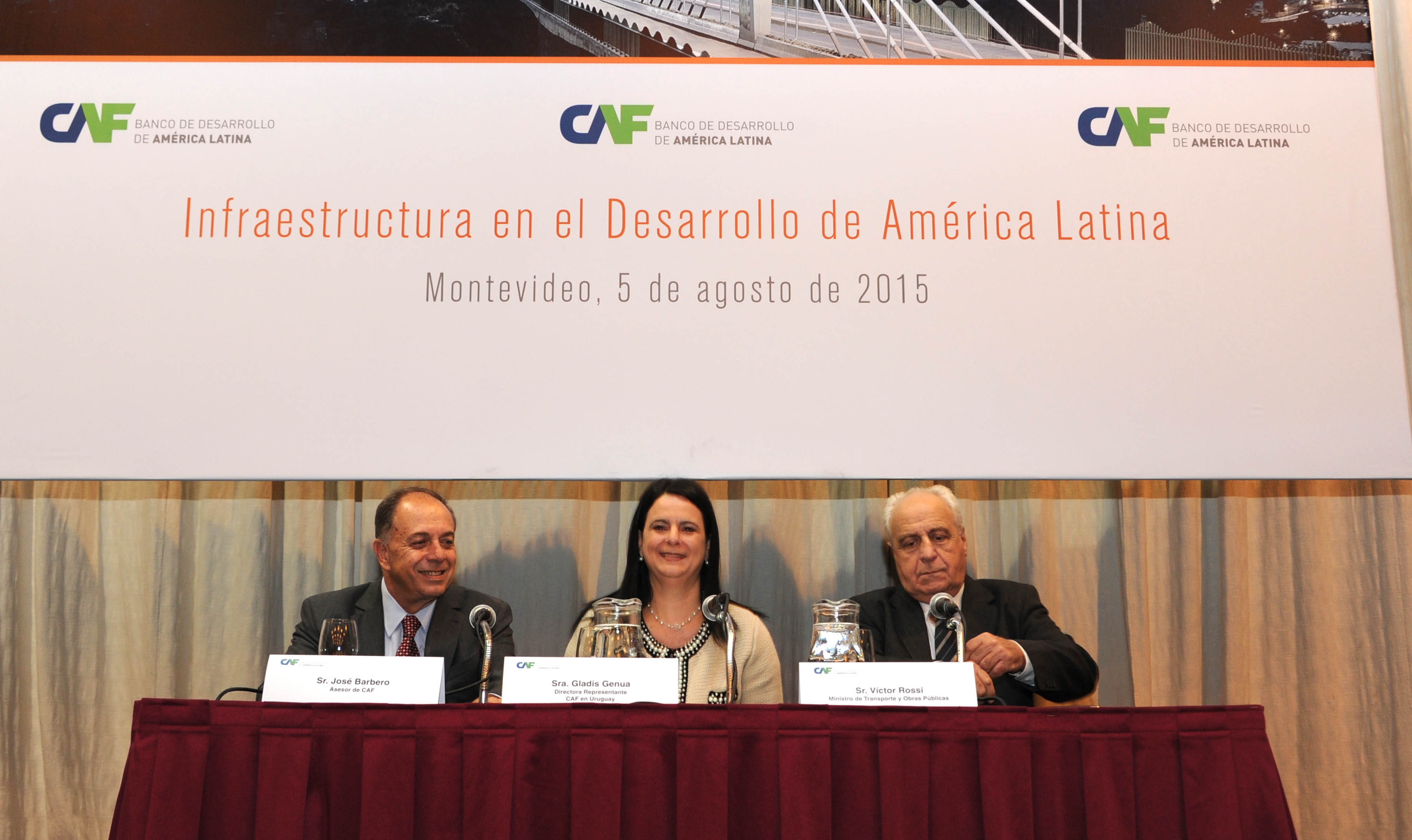 Ministro Victor Rossi participó en la presentación de la Corporación Andina de Fomento