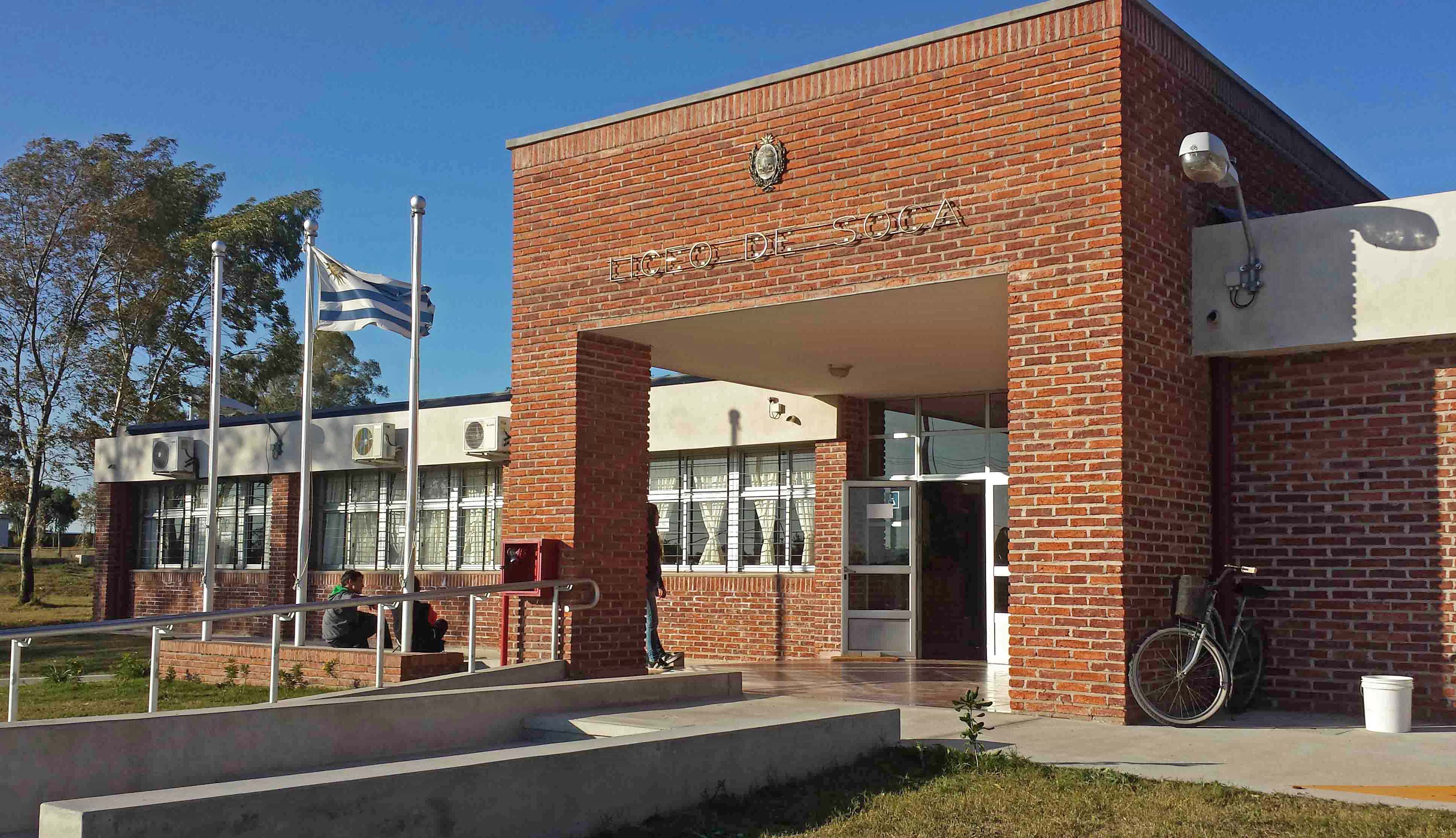 ANEP inauguró el nuevo local del Liceo de Soca en Canelones