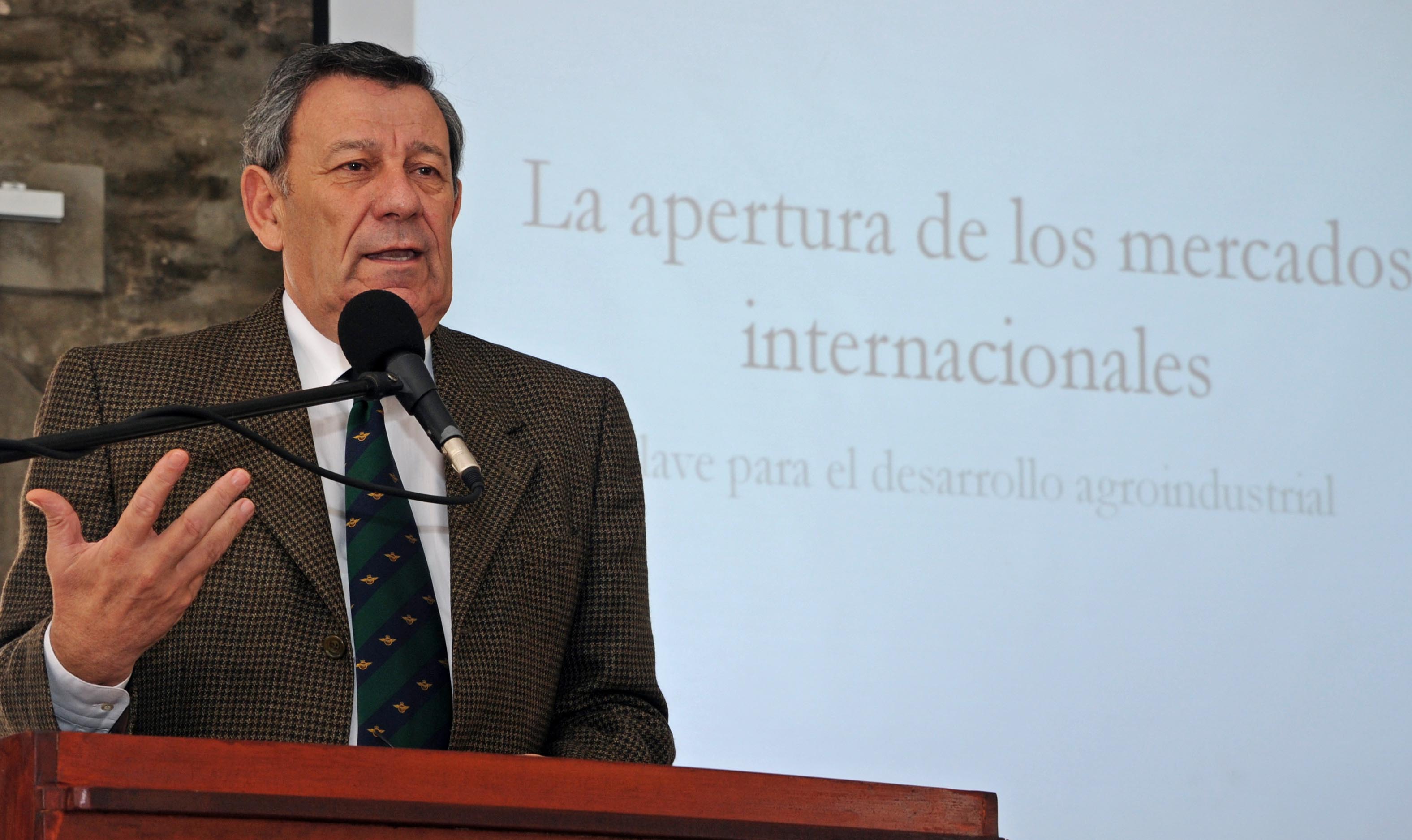 Ministro Nin Novoa en Apertura de los Mercados Clave para el Desarrollo Agroindustrial