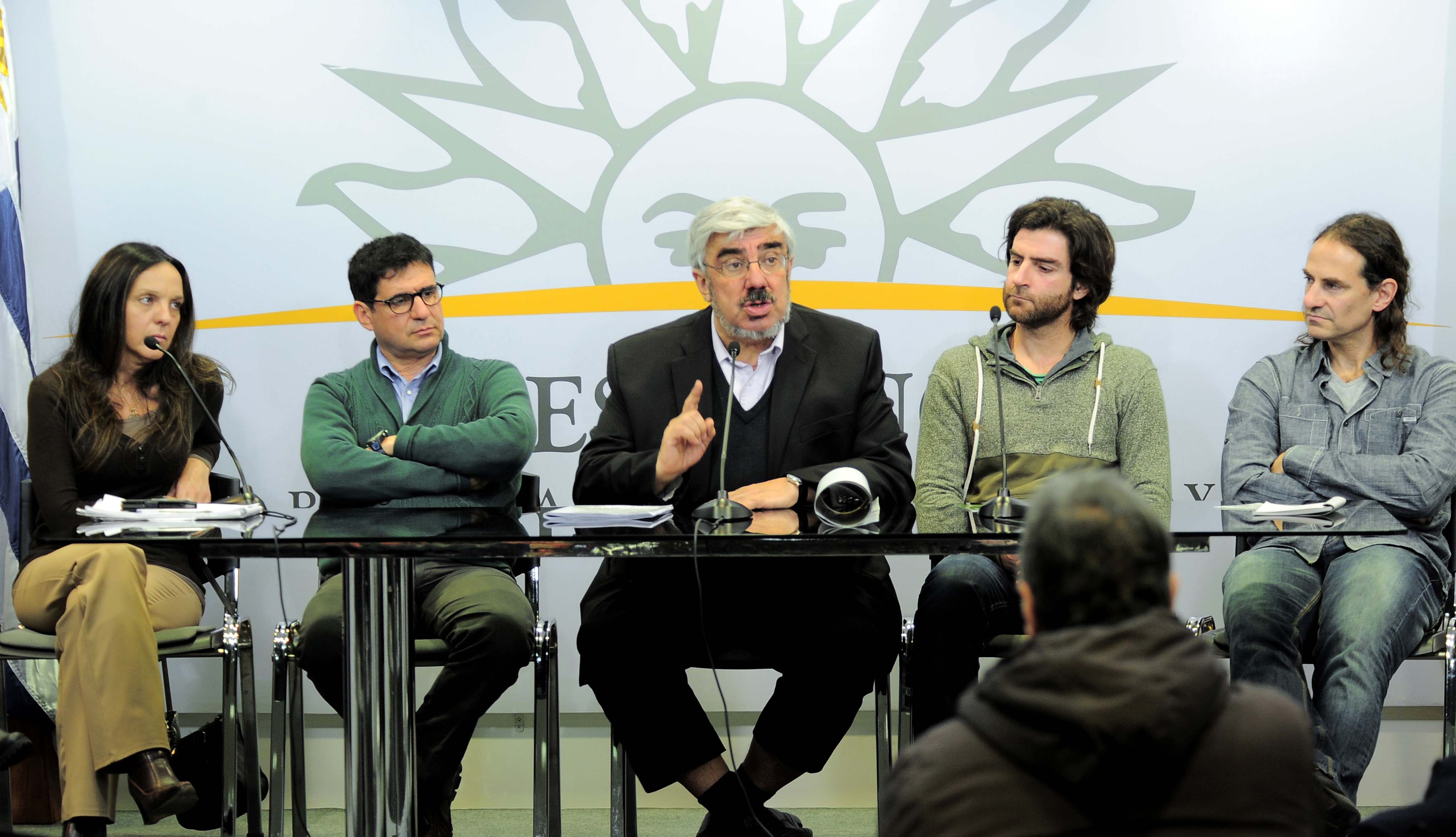 El Secretario General de la JND, Milton Romani dirigiéndose a los presentes