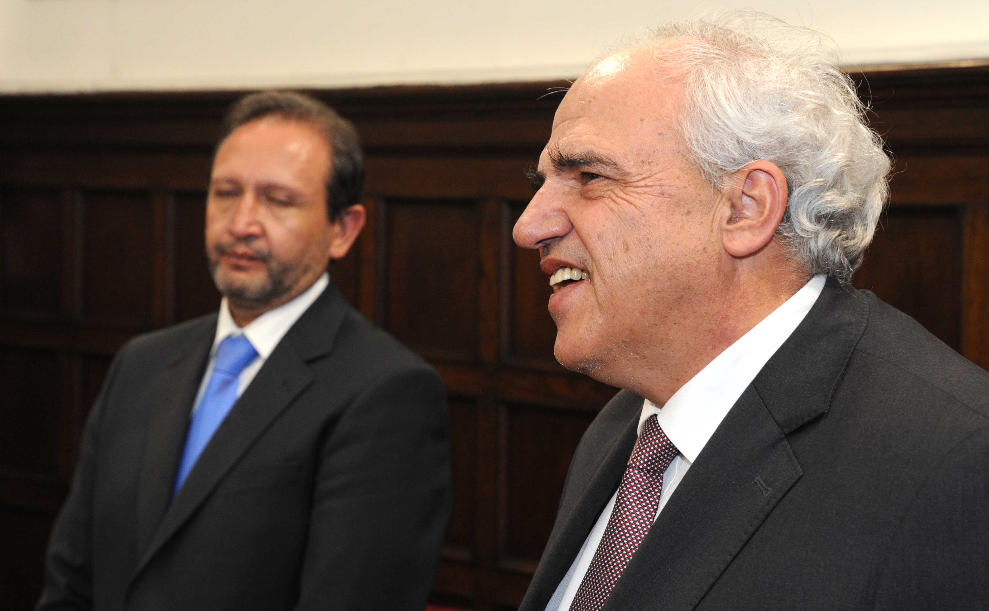 Ministro del Interior, Eduardo Bonomi recibió al secretario general de UNASUR, Ernesto Samper