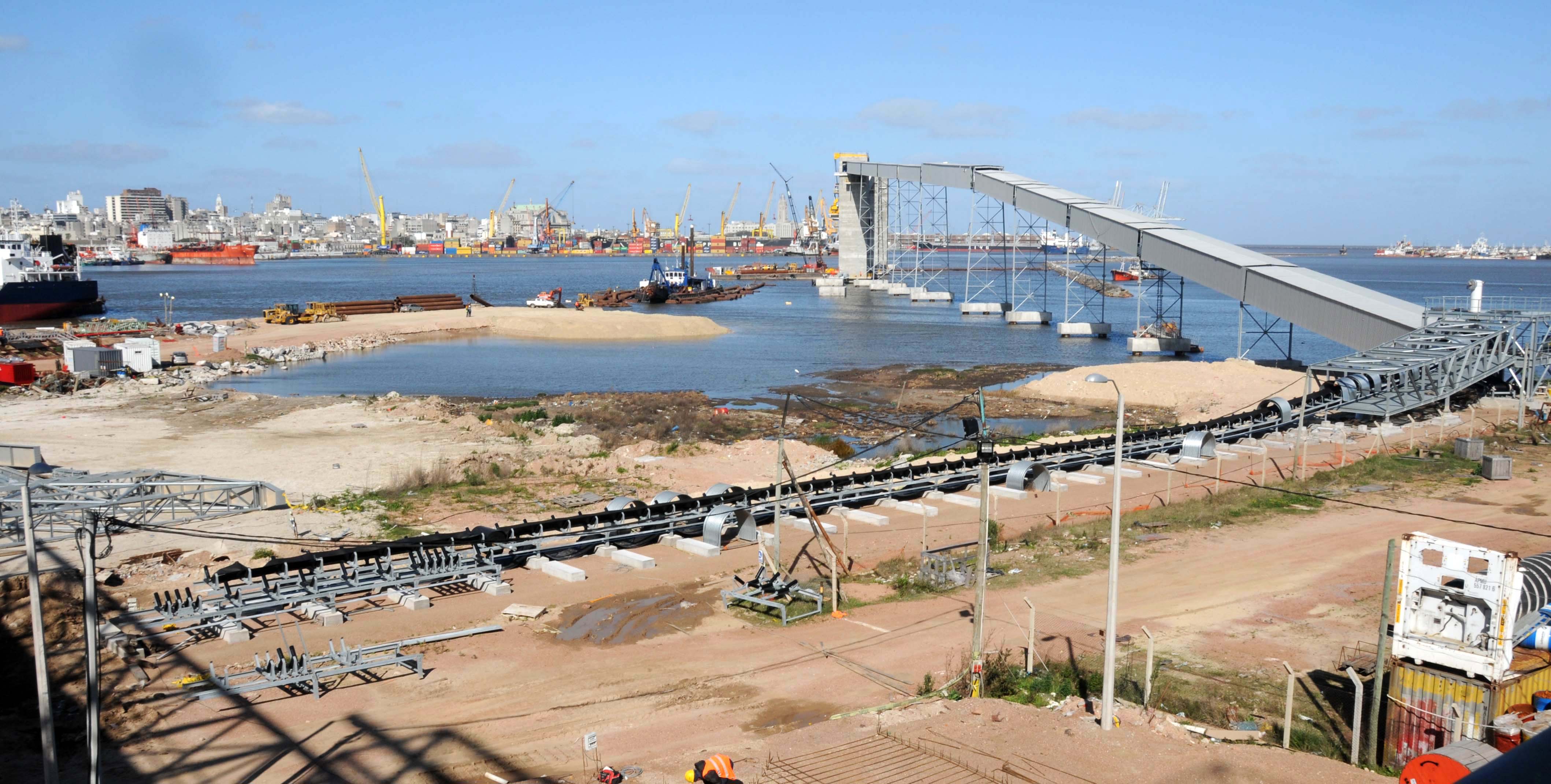 Obras de la Terminal de Graneles de Montevideo con una inversión de US$ 100 millones
